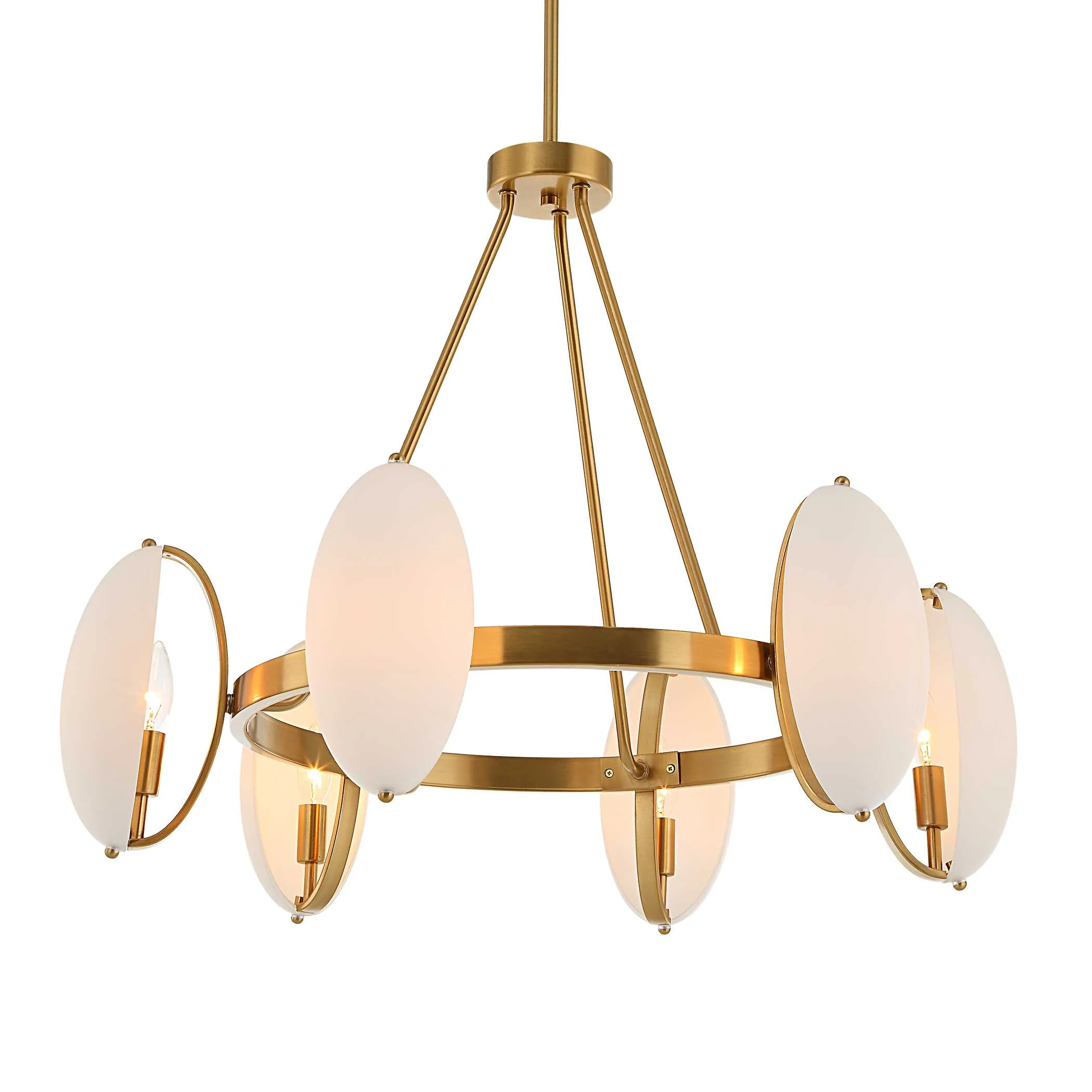 Oviform 6 Light Round Chandelier - Image 3