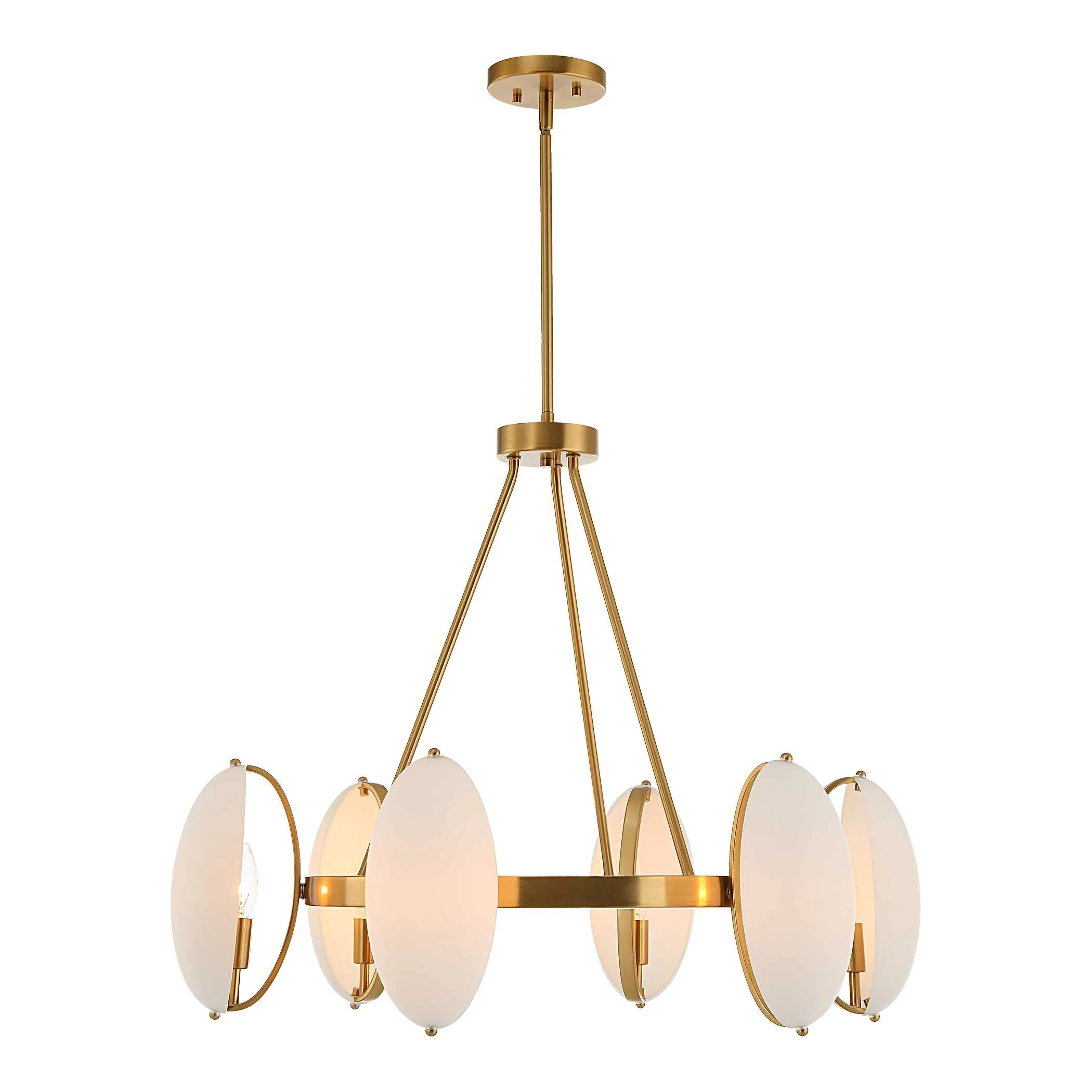 Oviform 6 Light Round Chandelier - Image 5