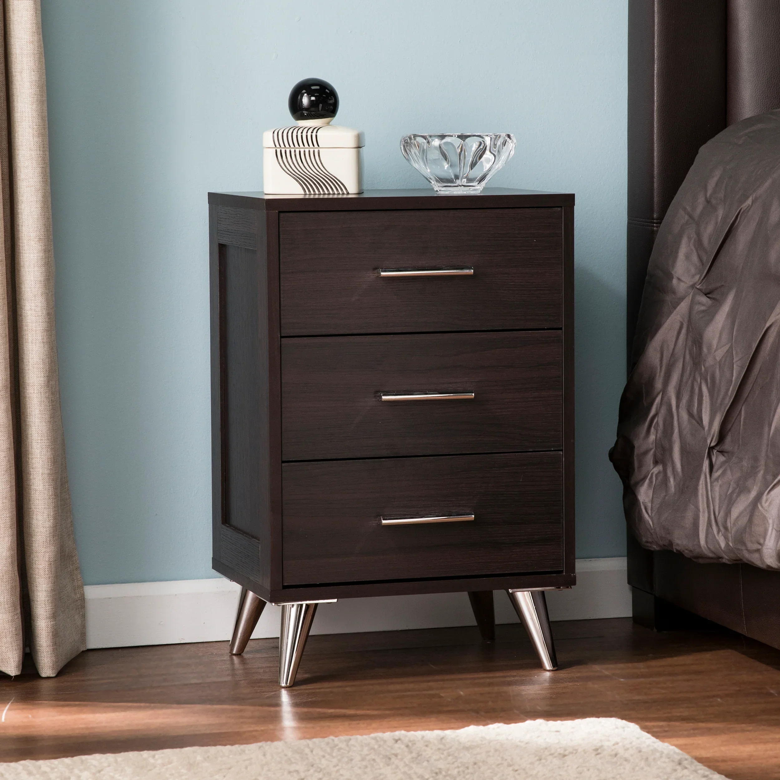 Owen Modern Storage Nightstand - Image 2