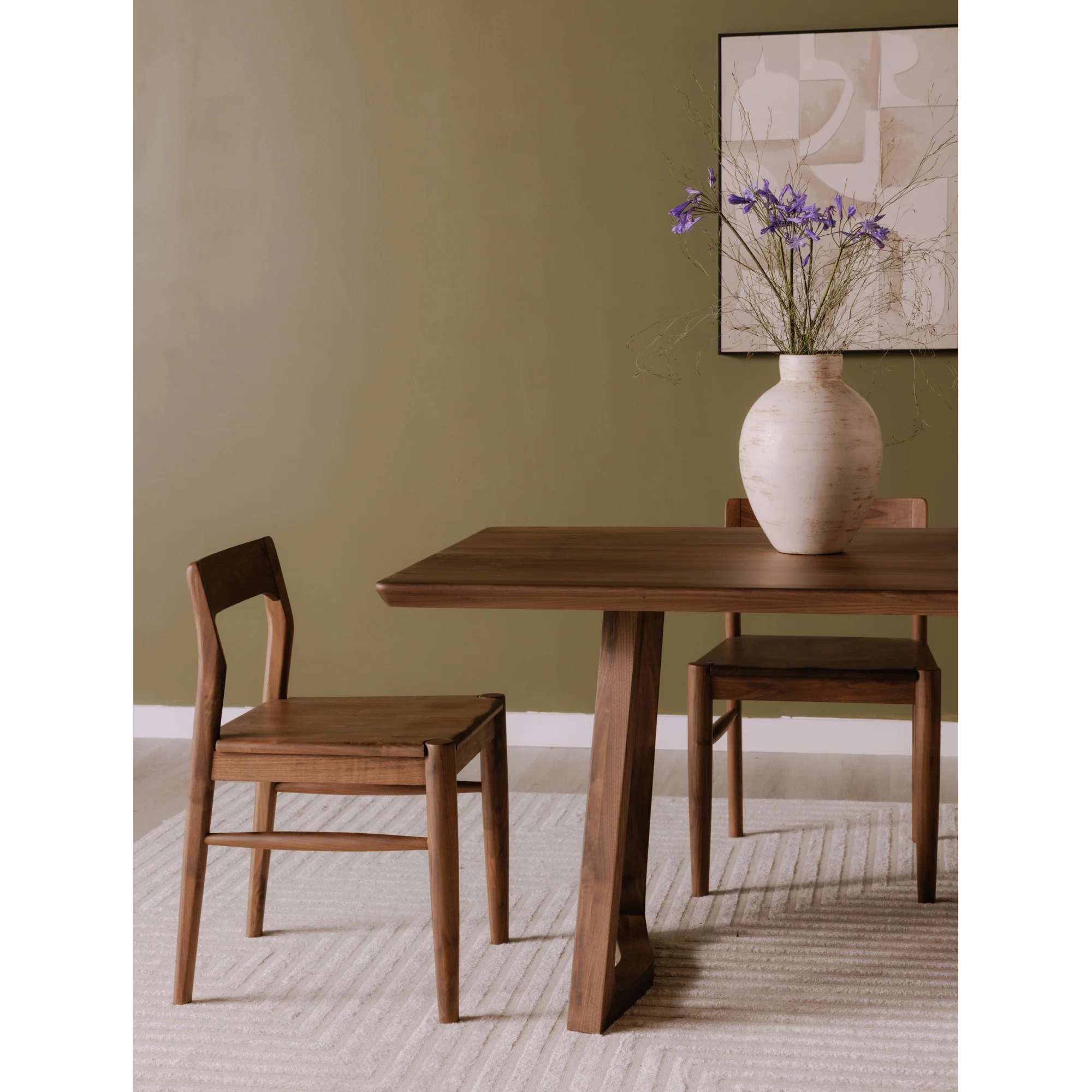 Owing Dining Chair Walnut - Set of 2 - Image 2