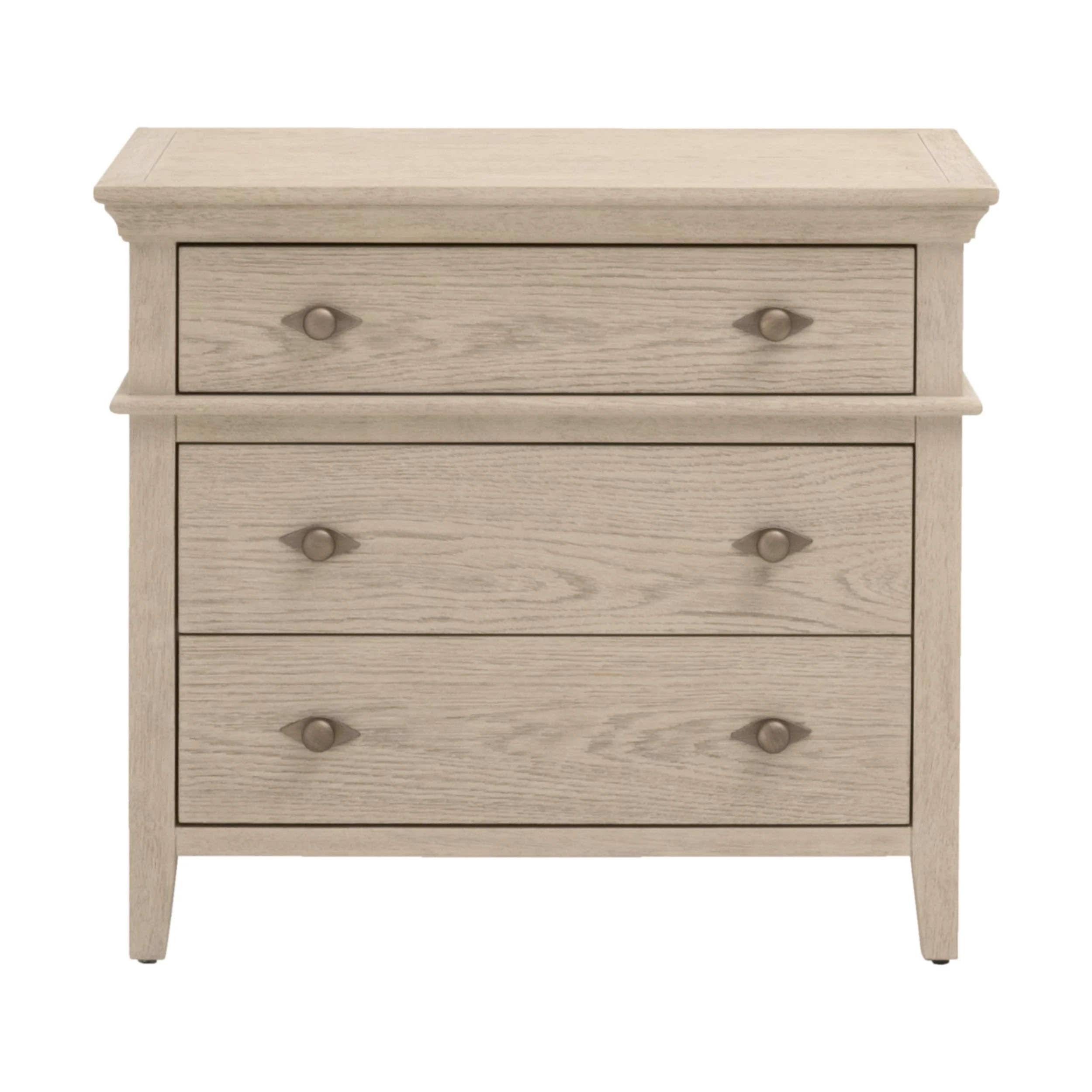 Oxford 3-Drawer Nightstand