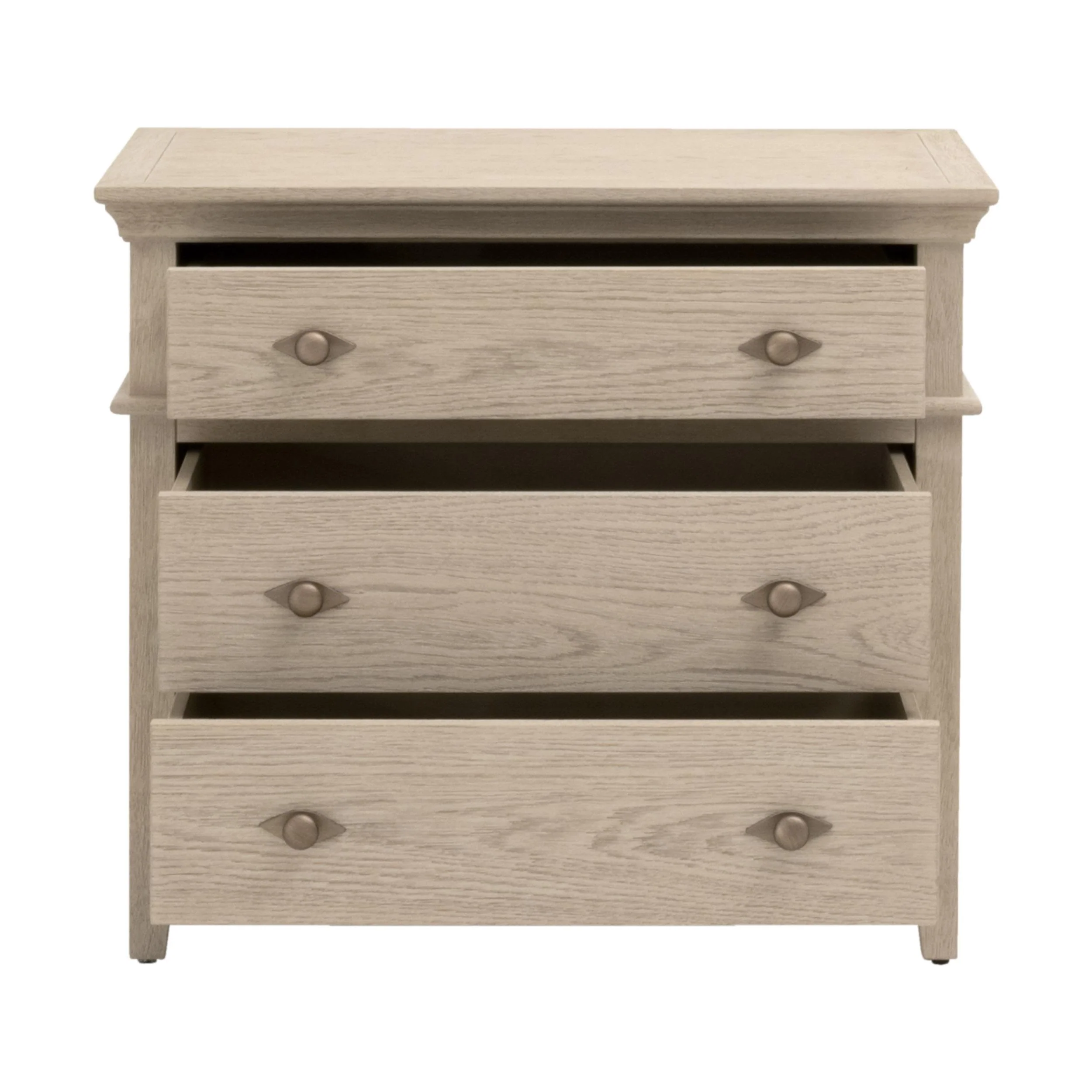 Oxford 3-Drawer Nightstand - Image 2