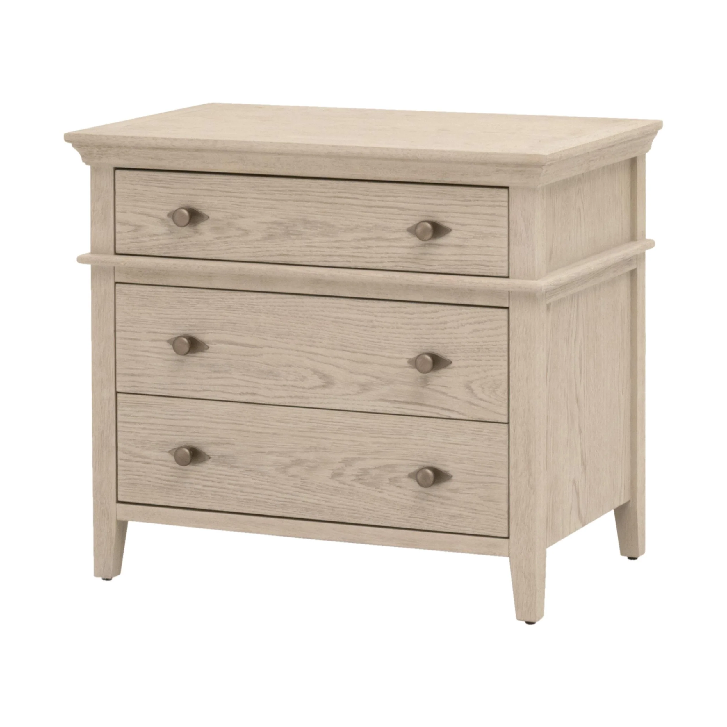 Oxford 3-Drawer Nightstand - Image 3