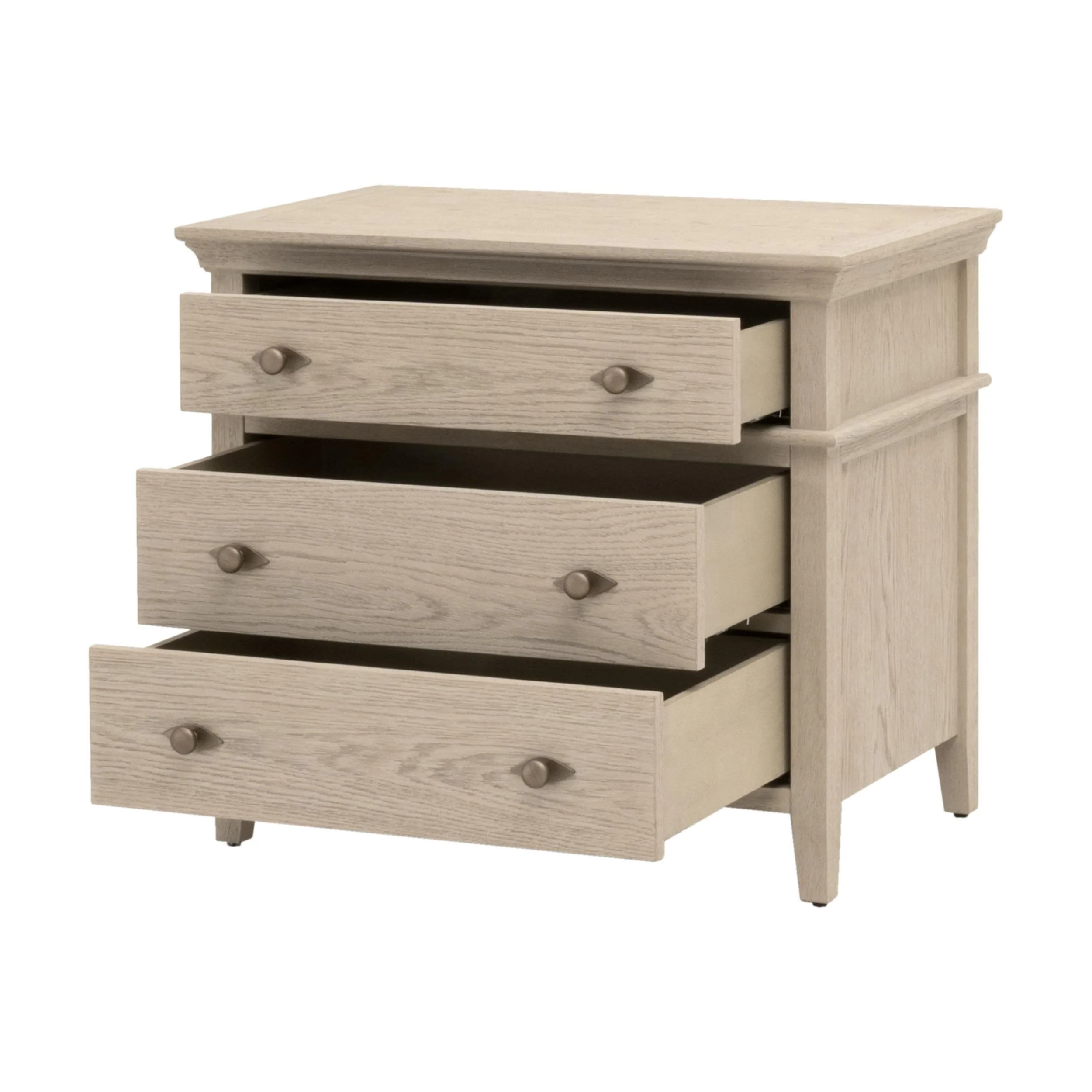 Oxford 3-Drawer Nightstand - Image 4
