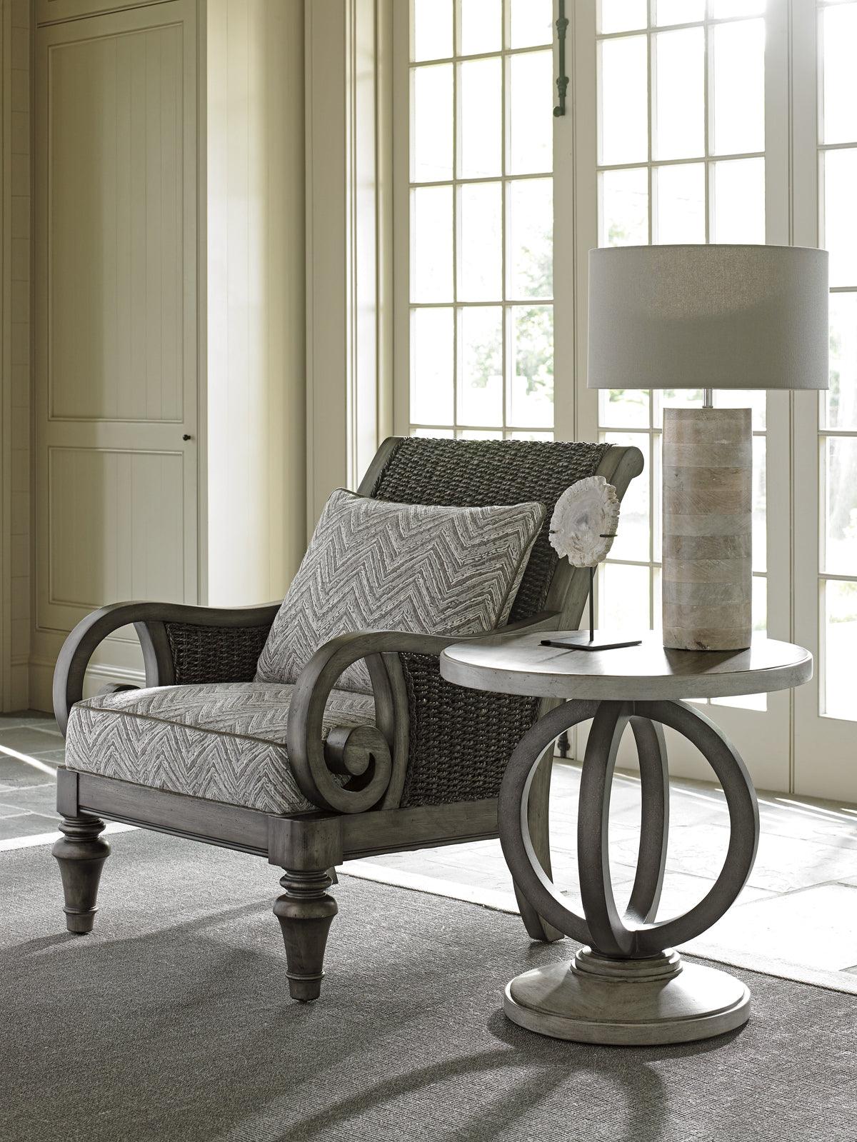 Oyster Bay Hewlett Round Side Table - Image 2