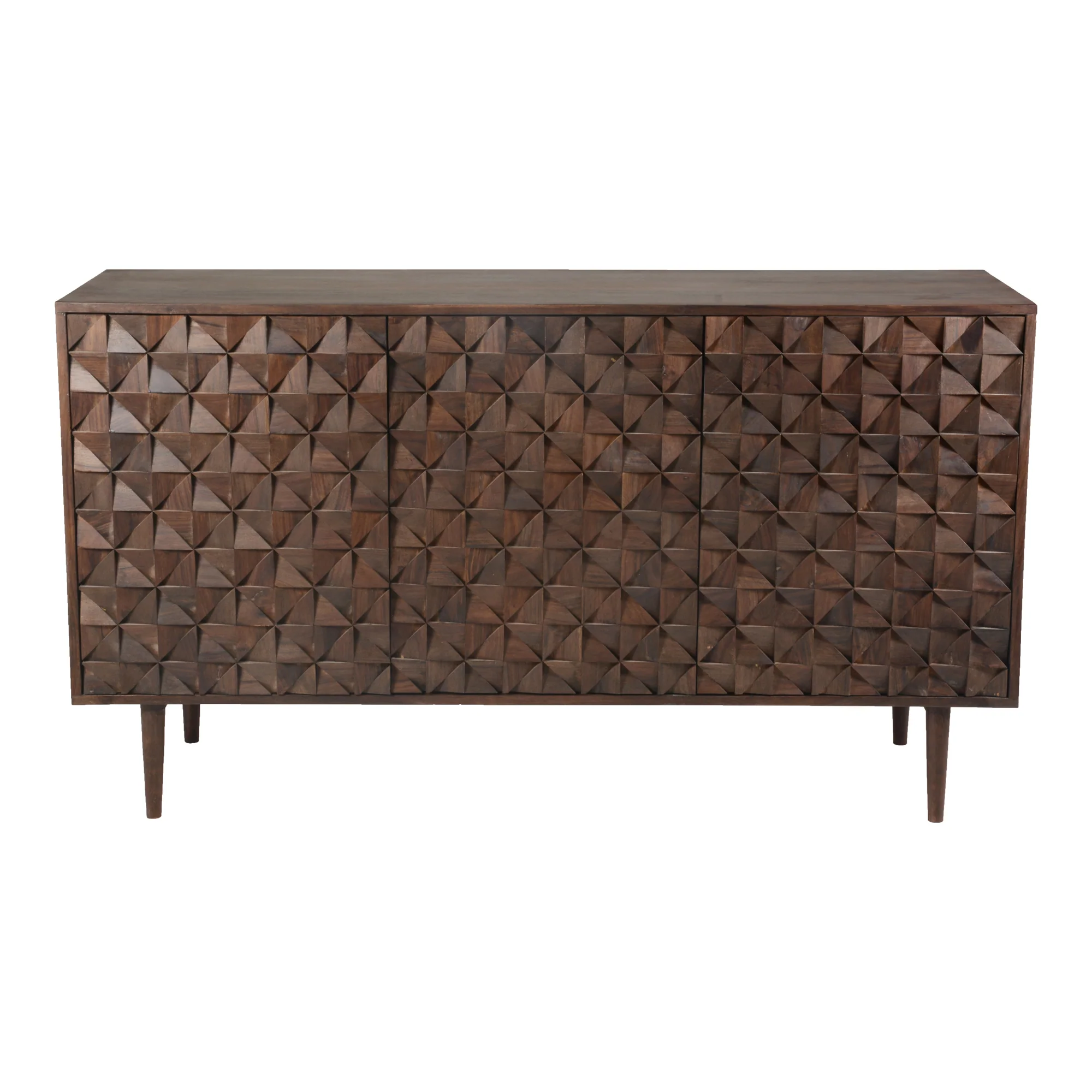 Pablo 3 Door Sideboard Brown - Image 3