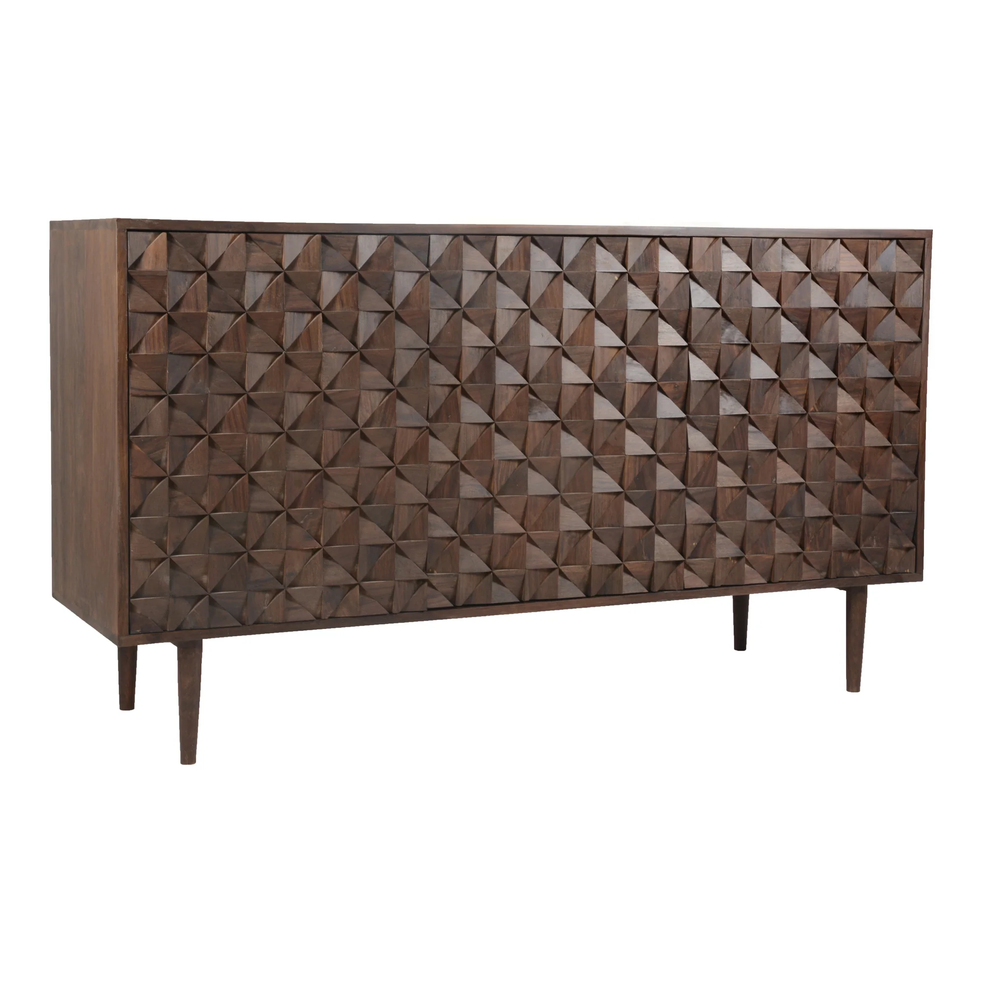 Pablo 3 Door Sideboard Brown - Image 5