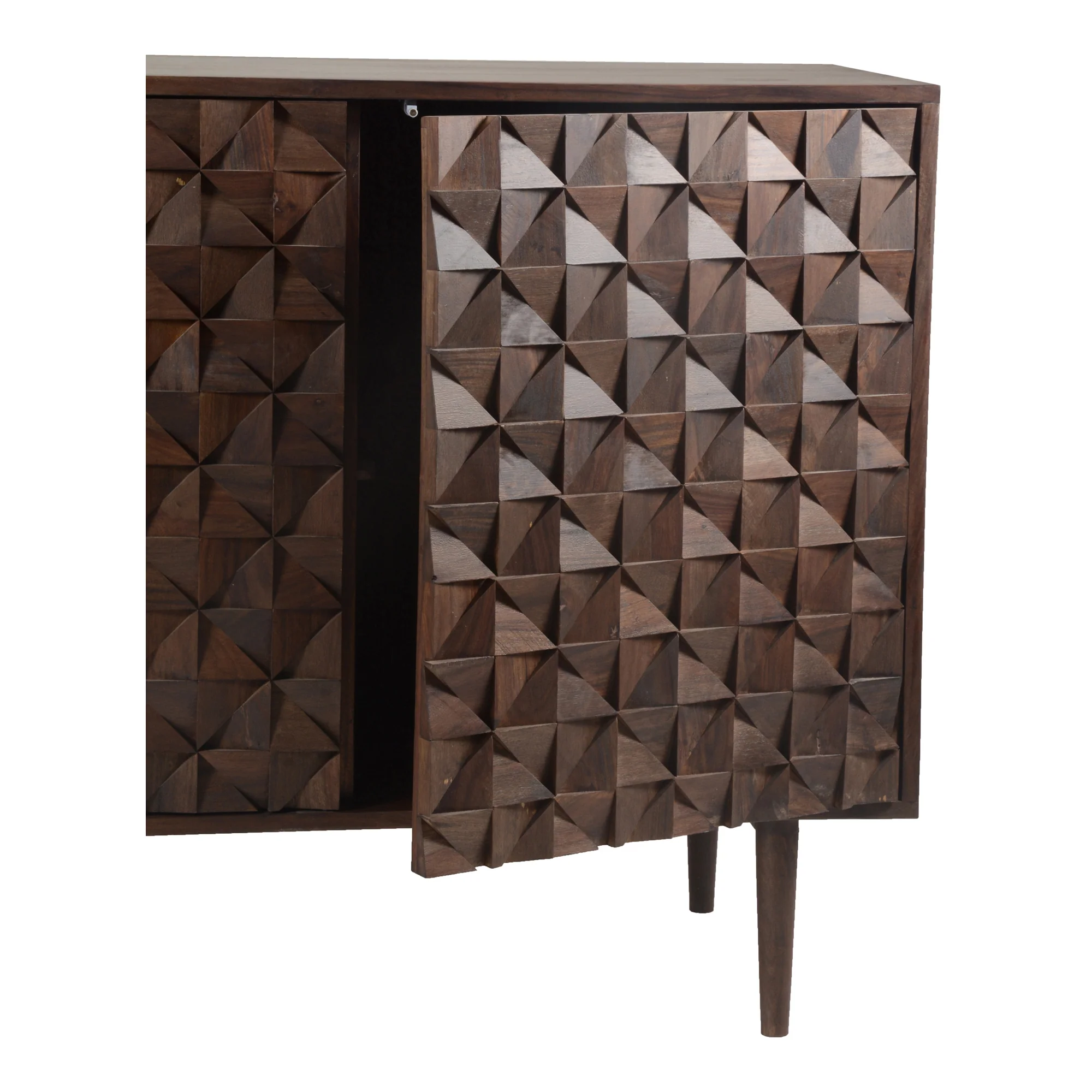 Pablo 3 Door Sideboard Brown - Image 6