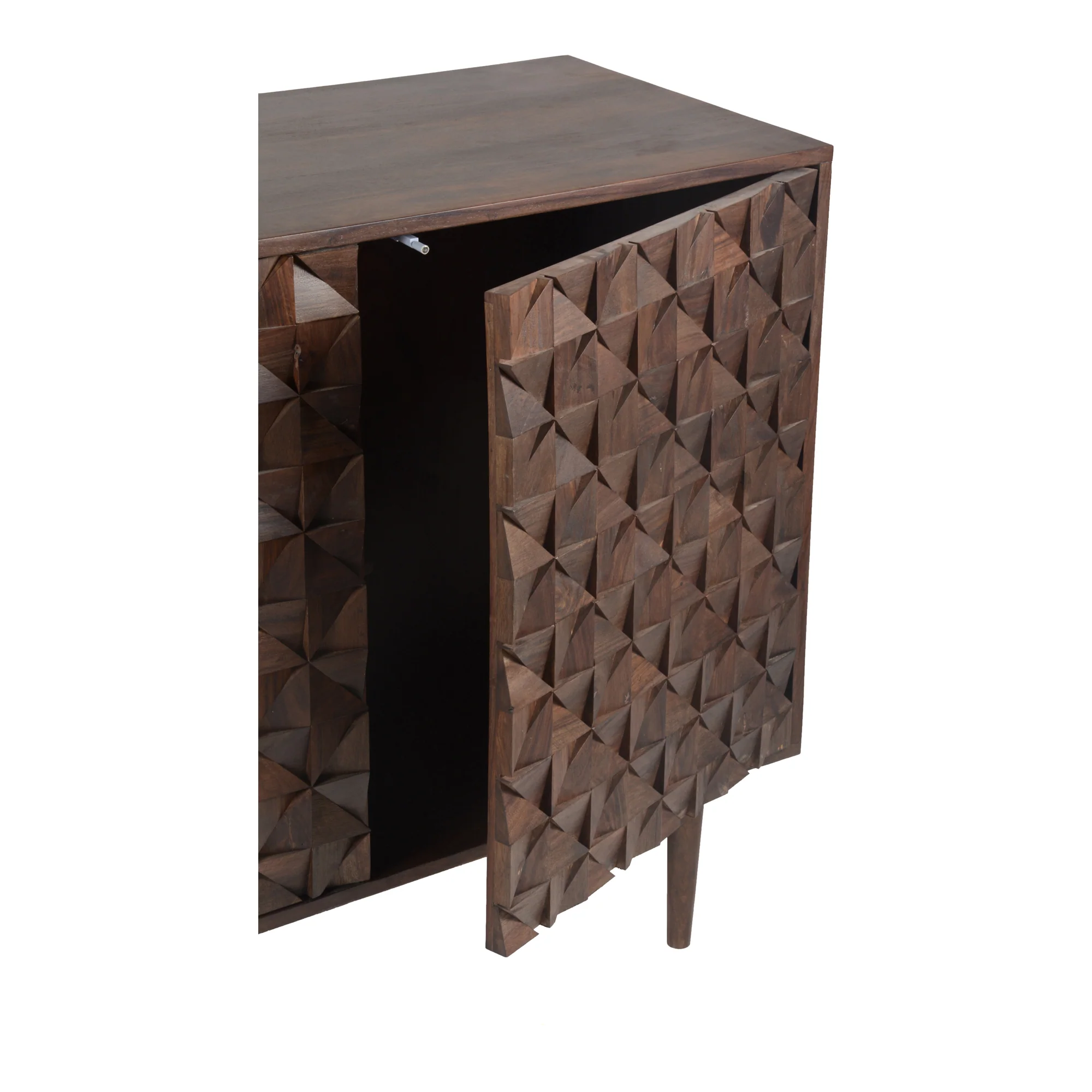 Pablo 3 Door Sideboard Brown - Image 7