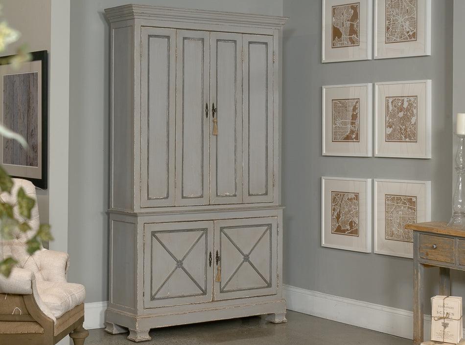 Painted Directoire Style Cupboard - Image 2