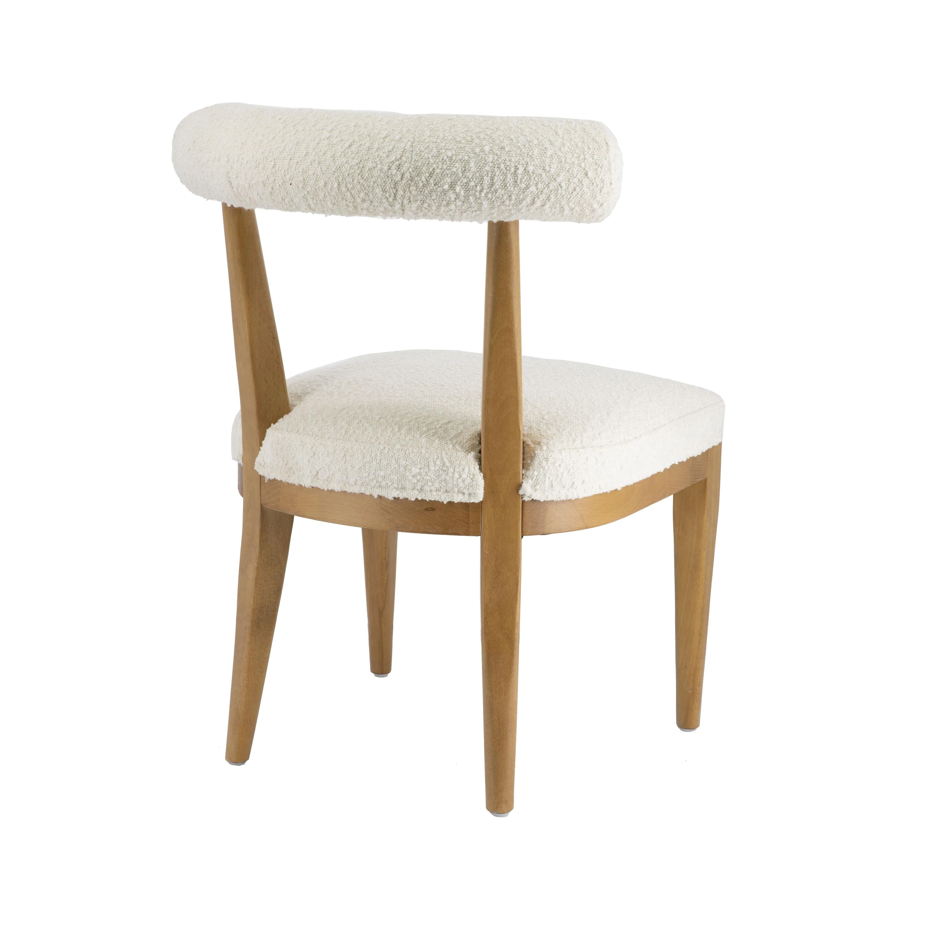 Palla Cream Boucle Dining Chair - Set of 2 - Image 5