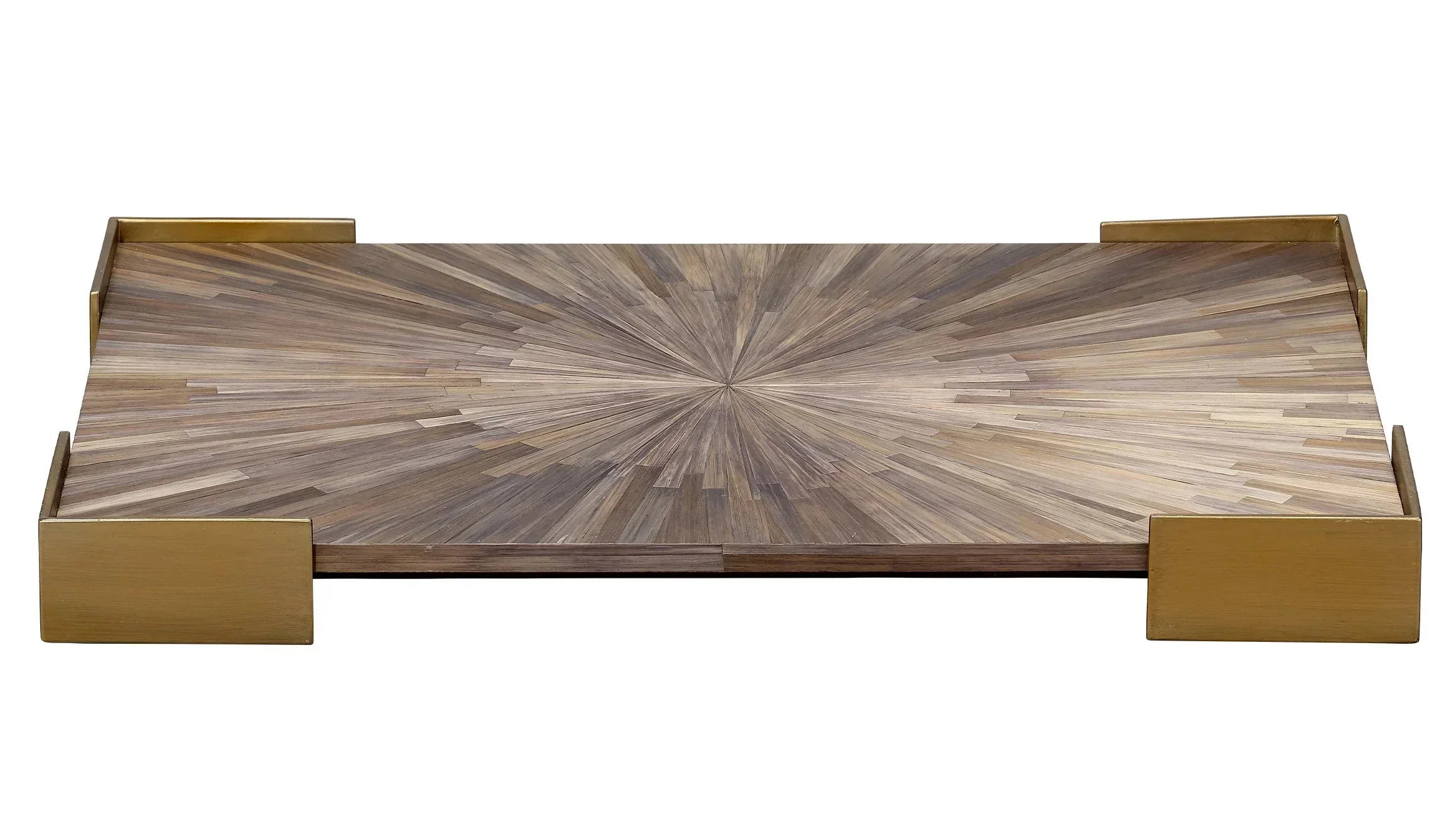 Palm Marquetry Decorative Tray - Image 3