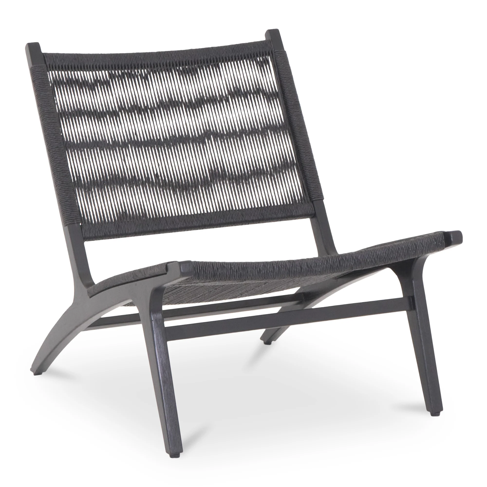 Palma Outdoor Lounge Chair Black - Image 3
