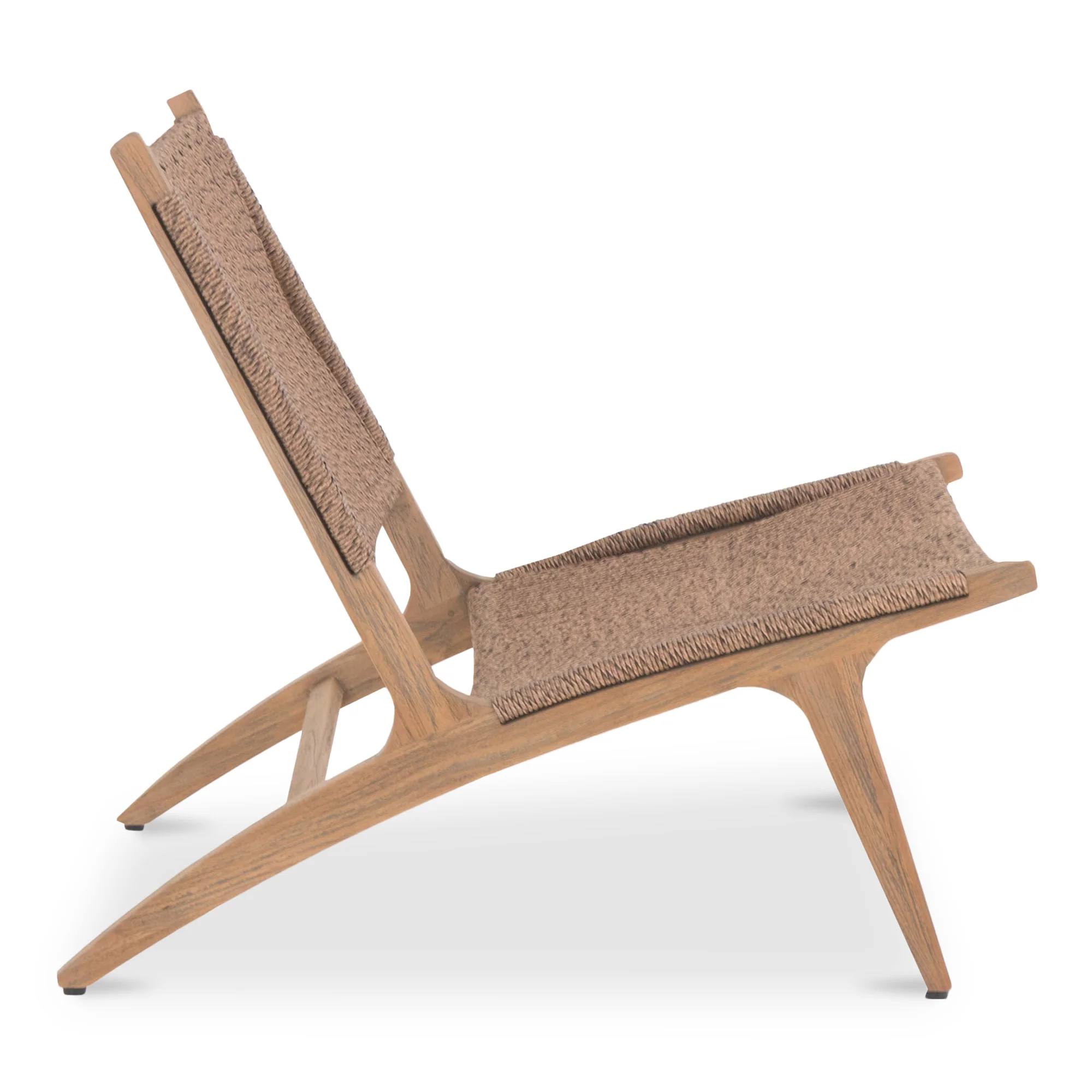Palma Outdoor Lounge Chair Warm Brown - Image 4