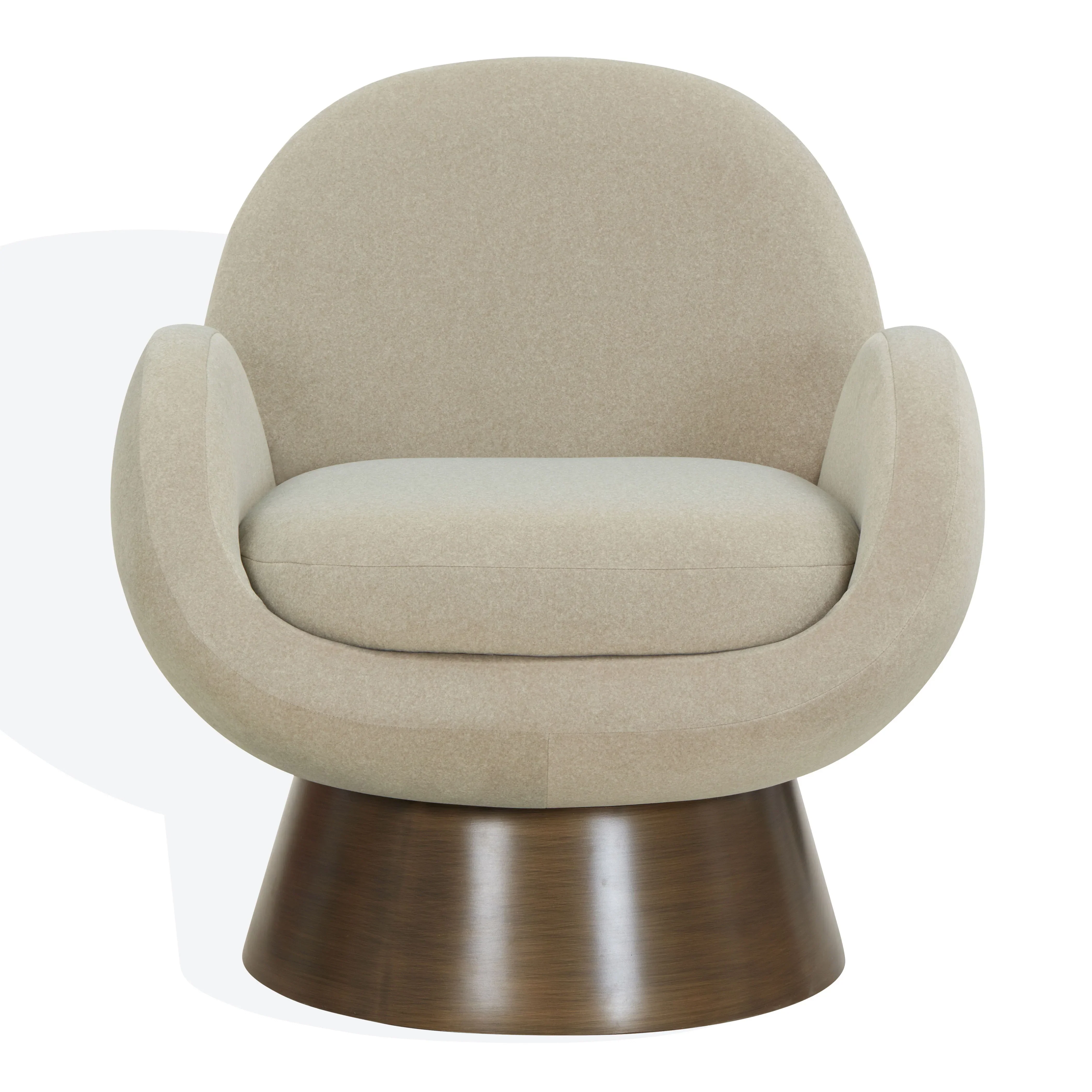 Paolini Metal Base Accent Chair