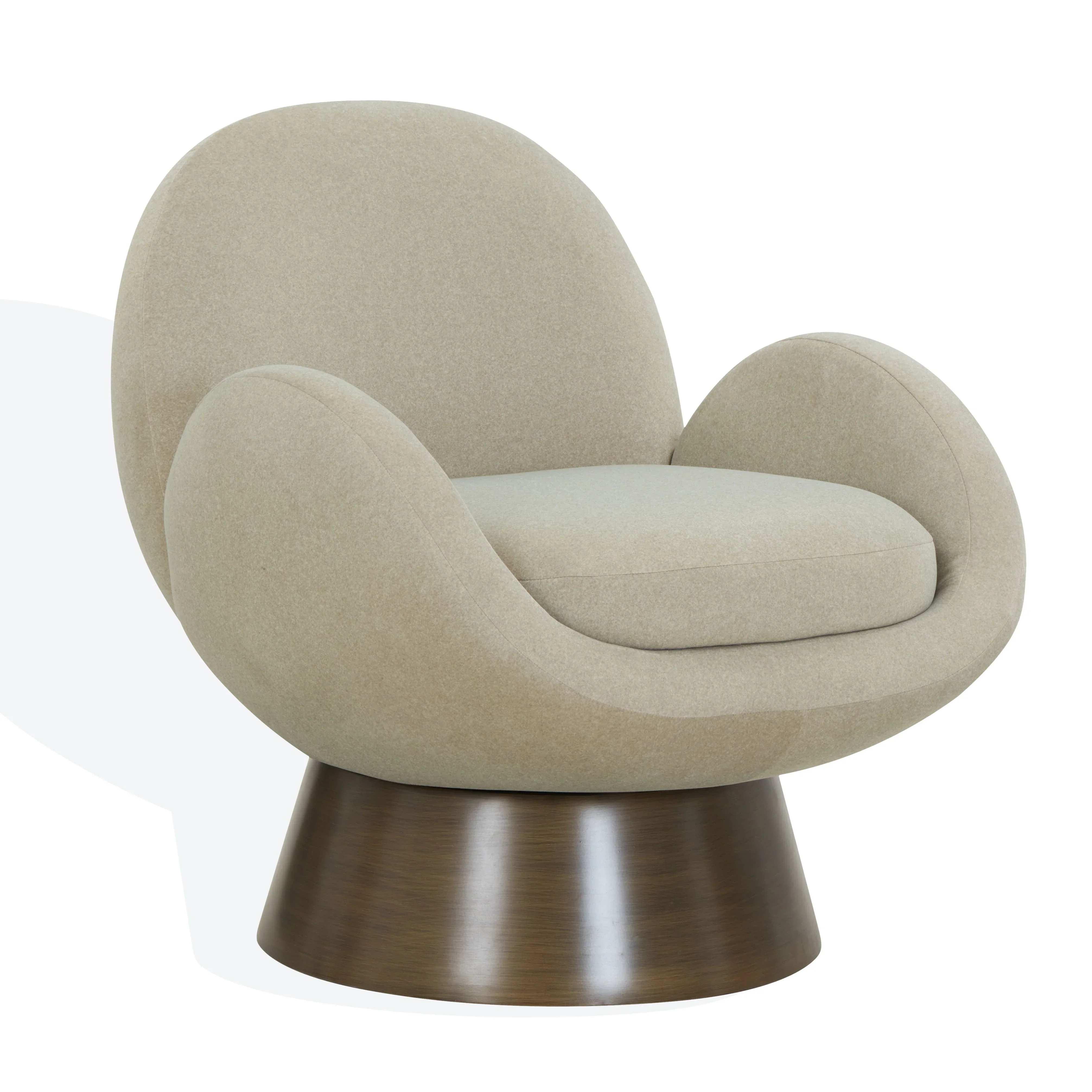 Paolini Metal Base Accent Chair - Image 2