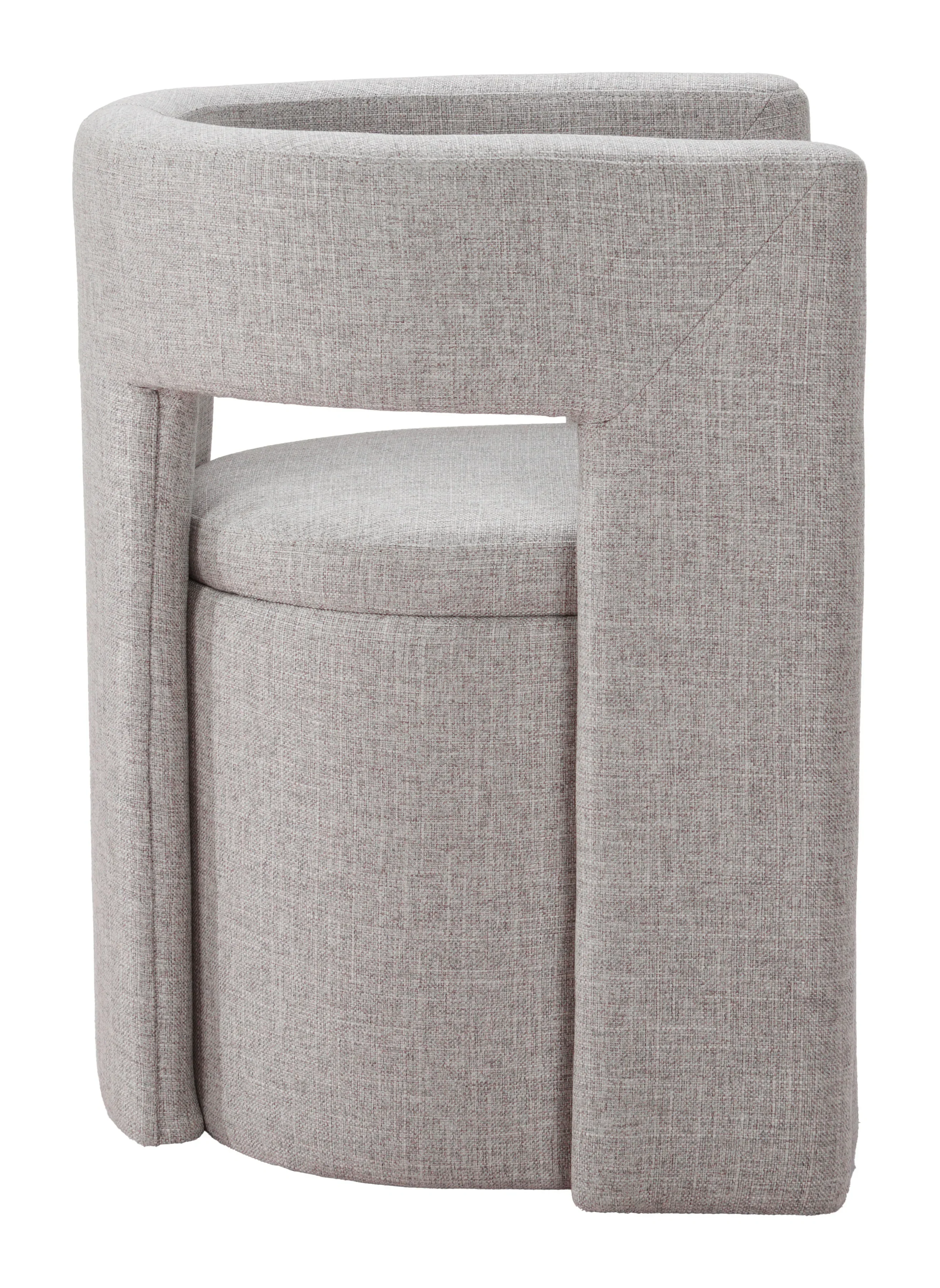 Papua Dining Chair Gray - Set of 2 - Image 4