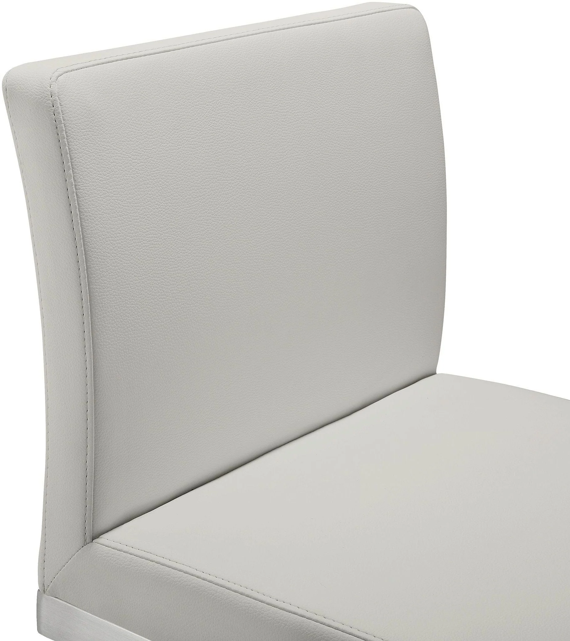 Parma Light Grey Stainless Steel Counter Stool (Set of 2) - Image 6
