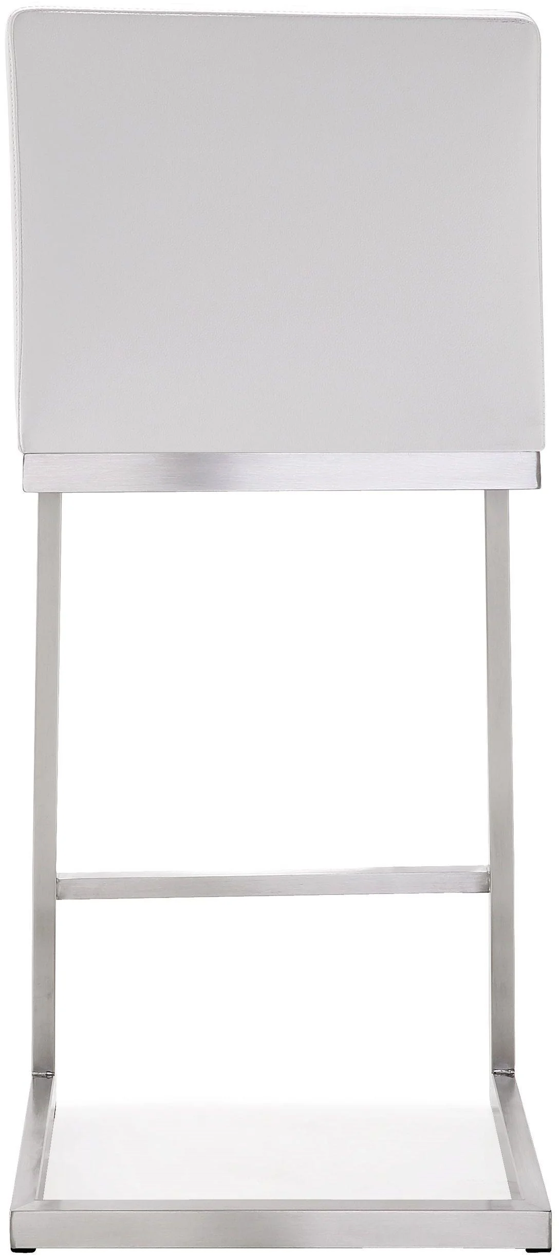 Parma White Stainless Steel Counter Stool - Set of 2 - Image 6