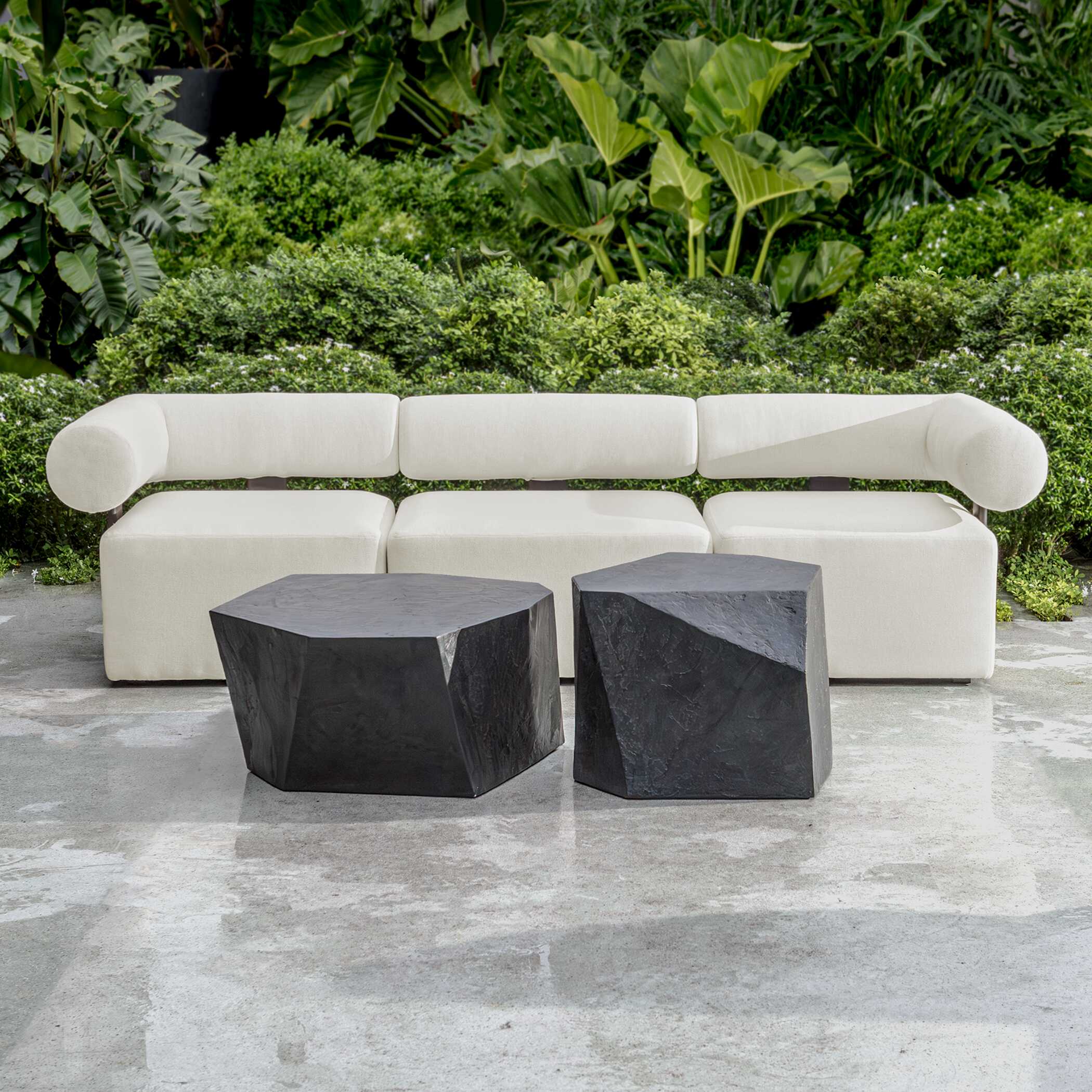 Parra Slate Outdoor Coffee Table - Image 6