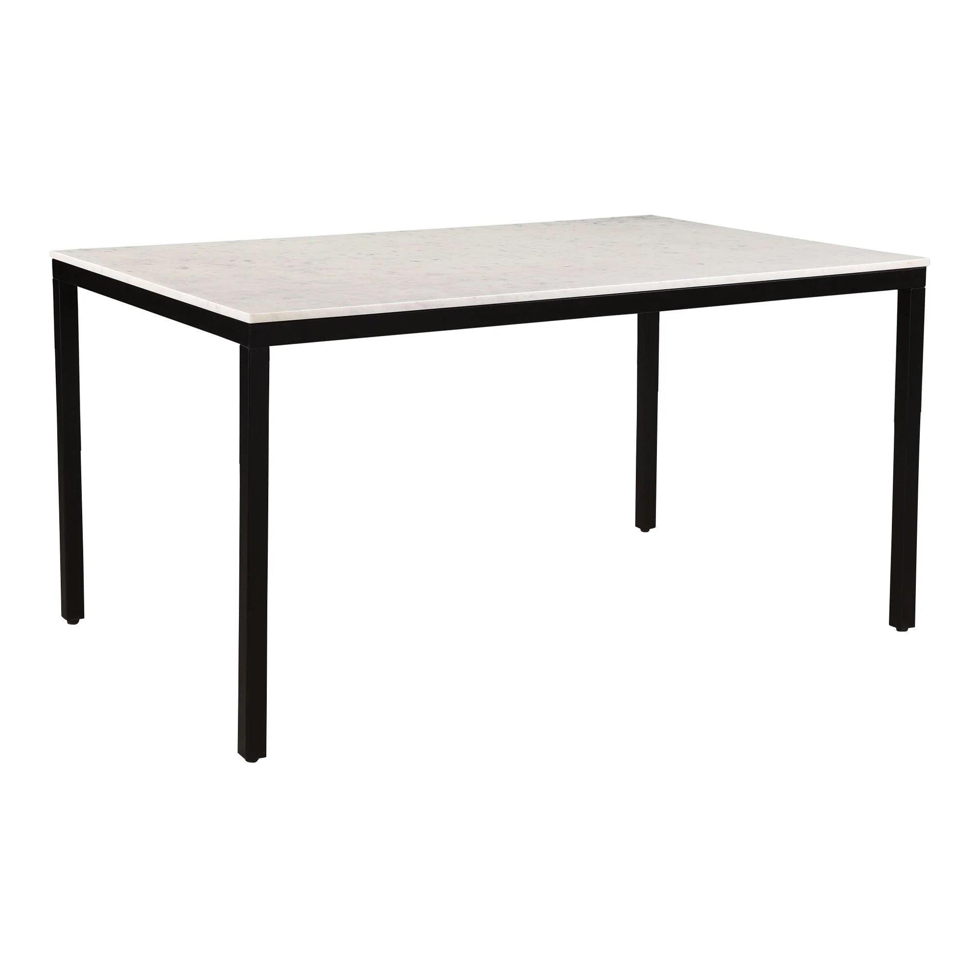 Parson Dining Table White Marble
