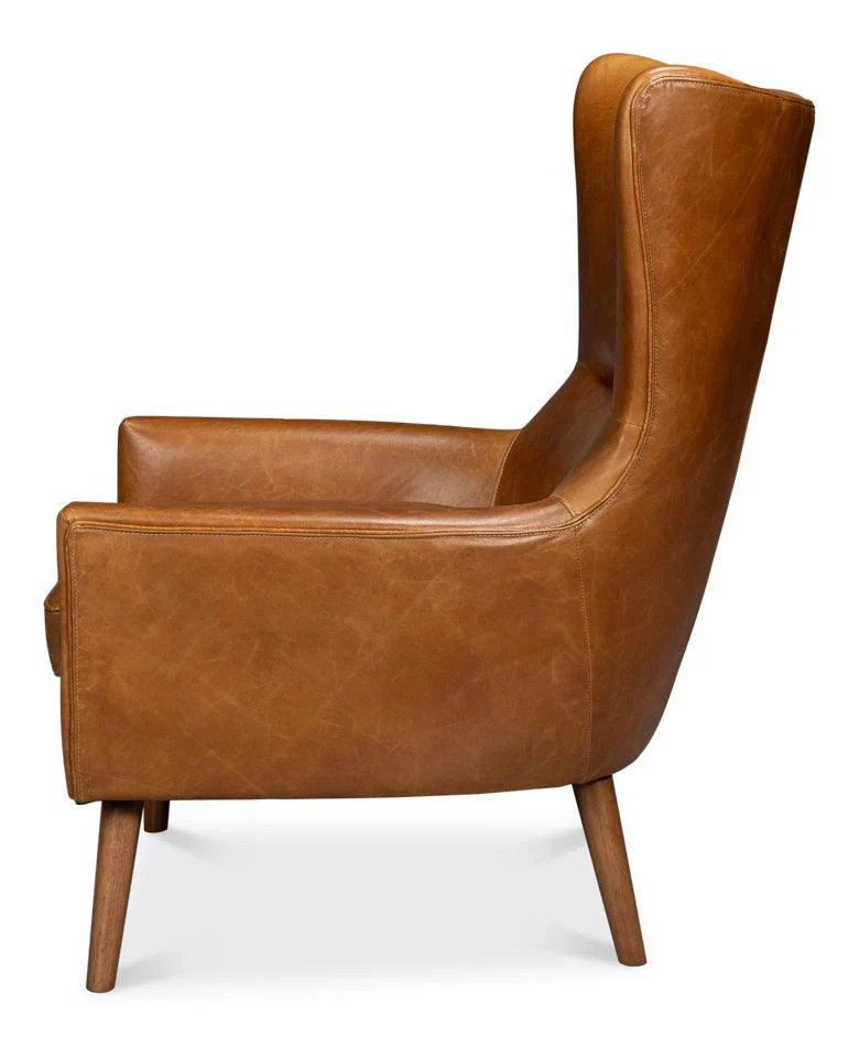 Patron Highback Leather Chair - Image 3