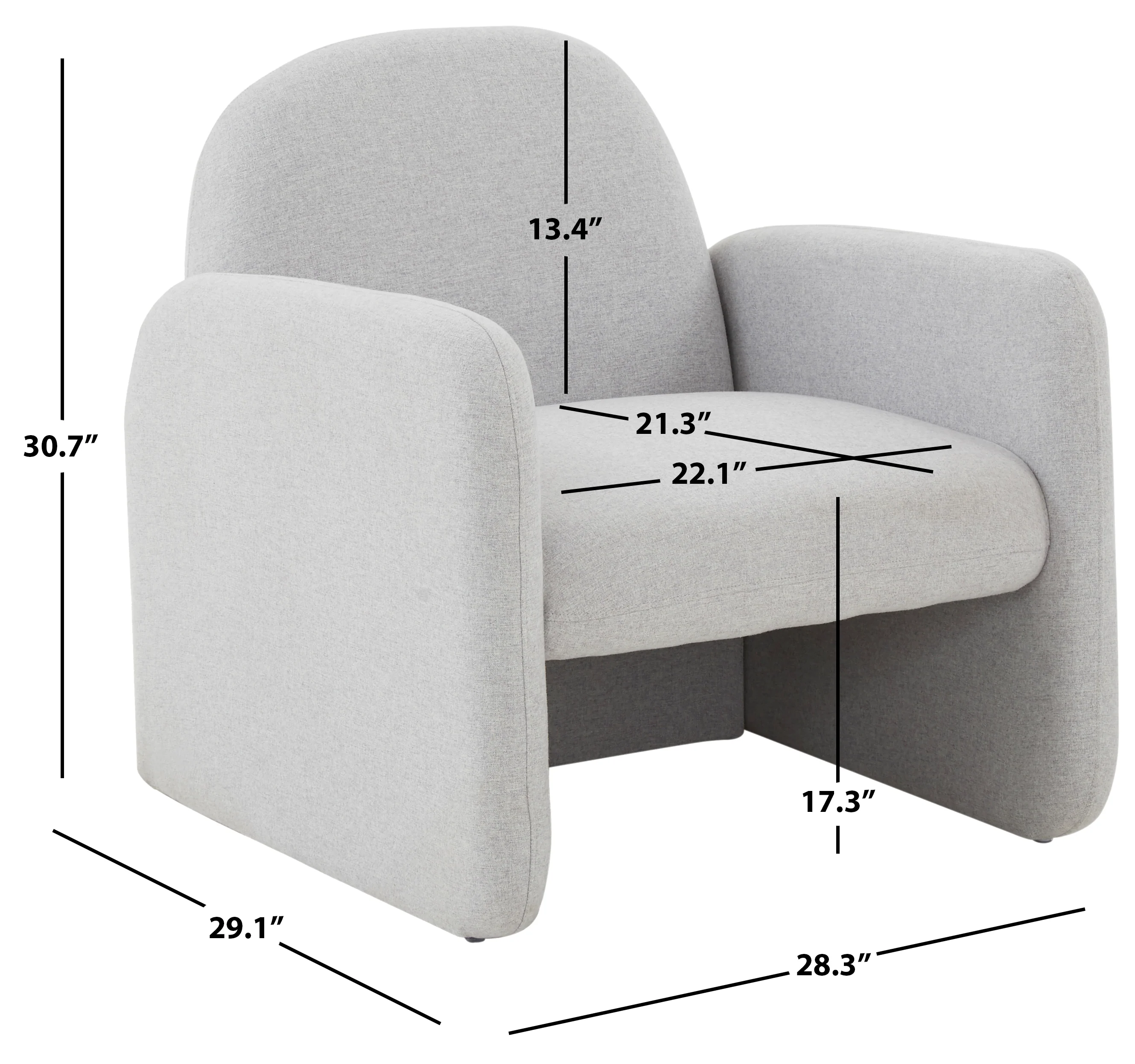 Patsy Chiclet Accent Chair - Image 5