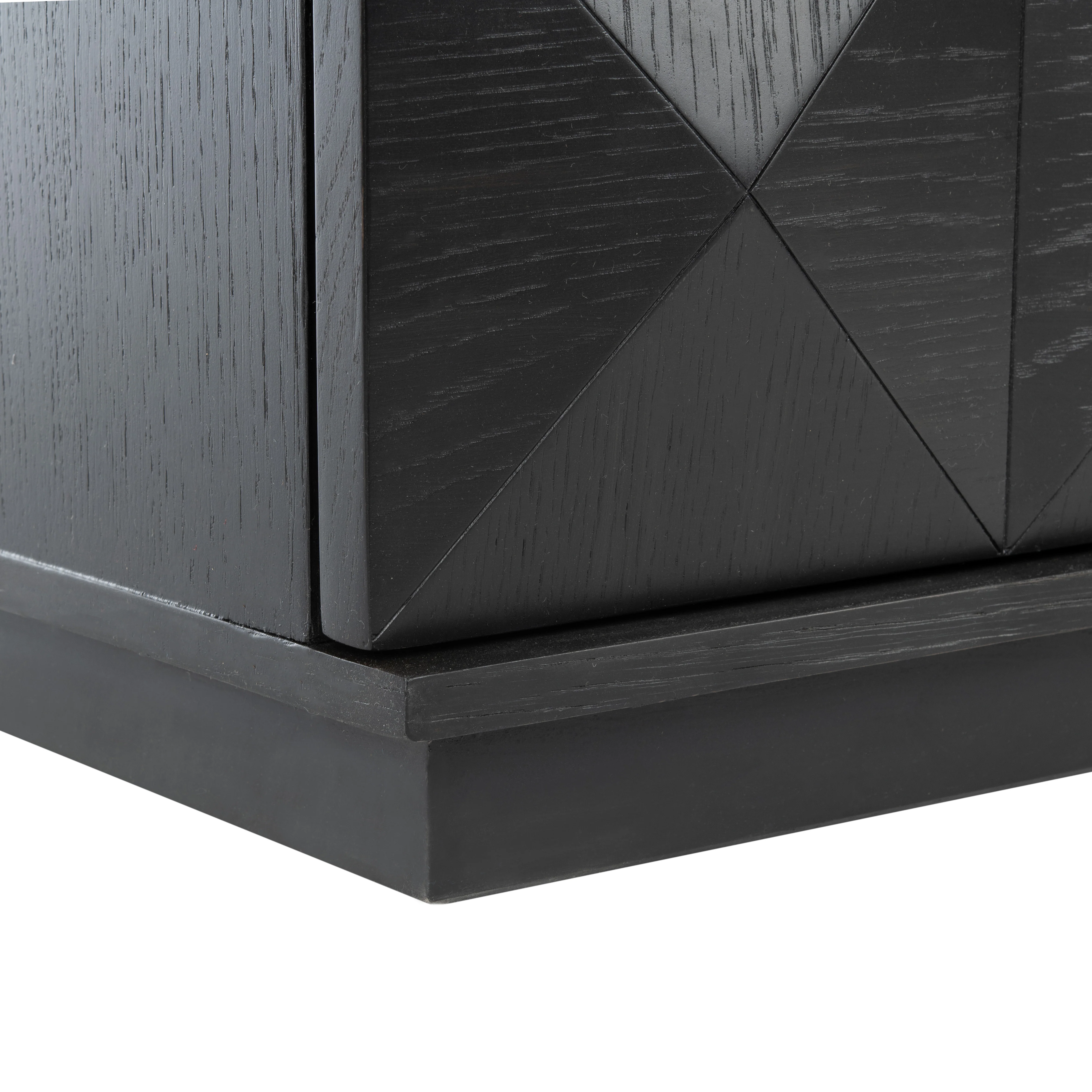 Patty 2 Drawer Nightstand/ Black - Image 10
