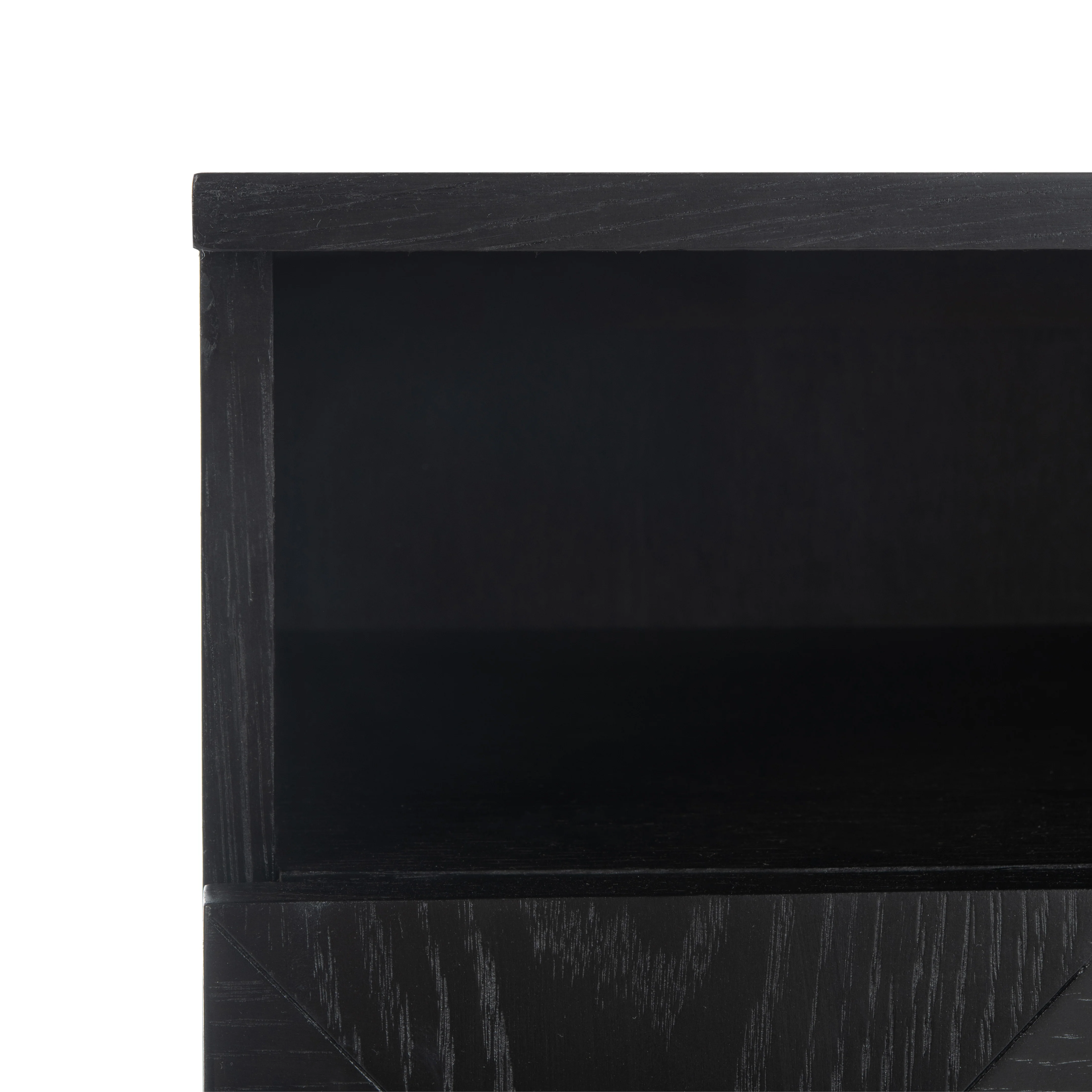 Patty 2 Drawer Nightstand/ Black - Image 5