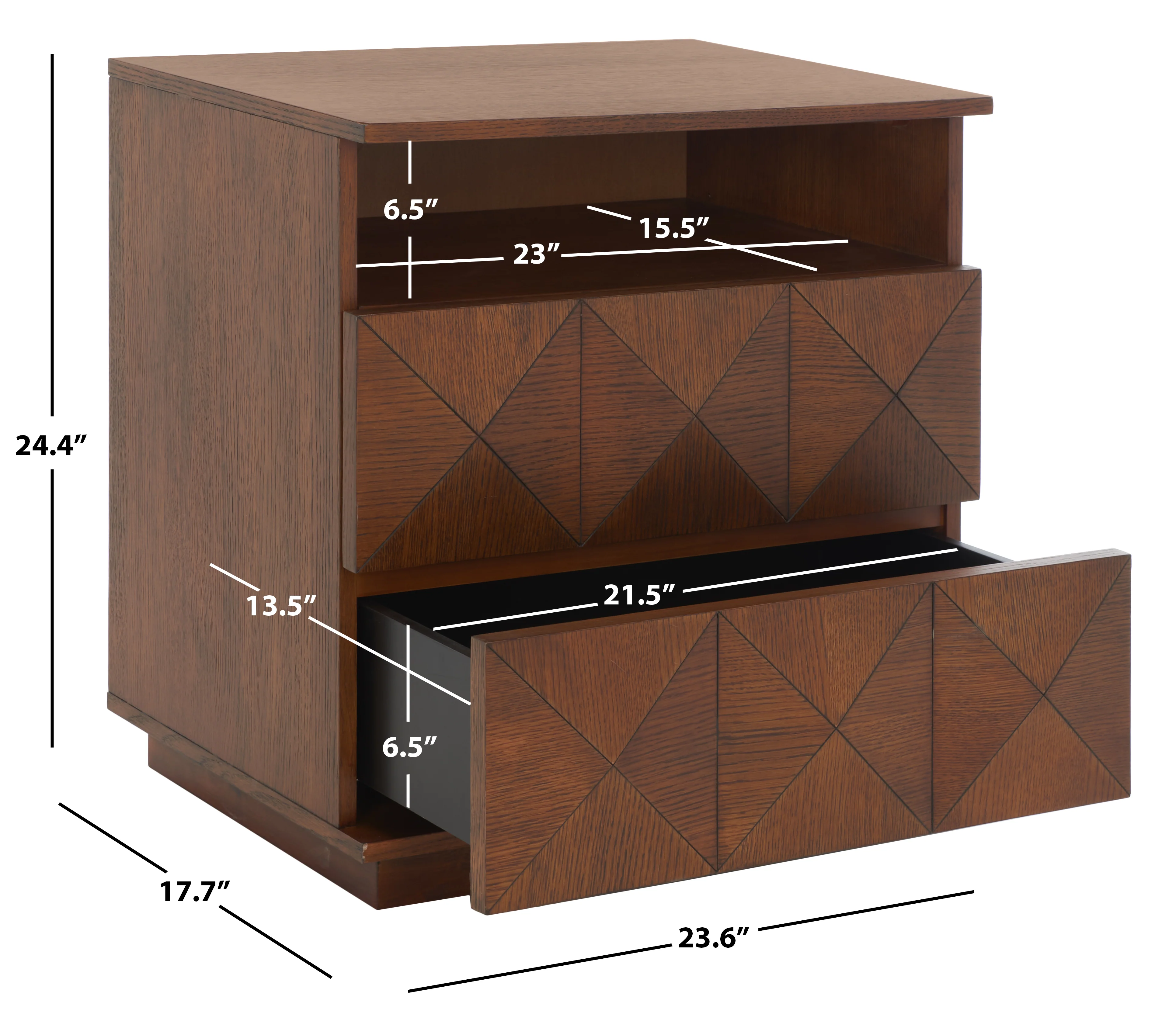 Patty 2 Drawer Nightstand - Image 13