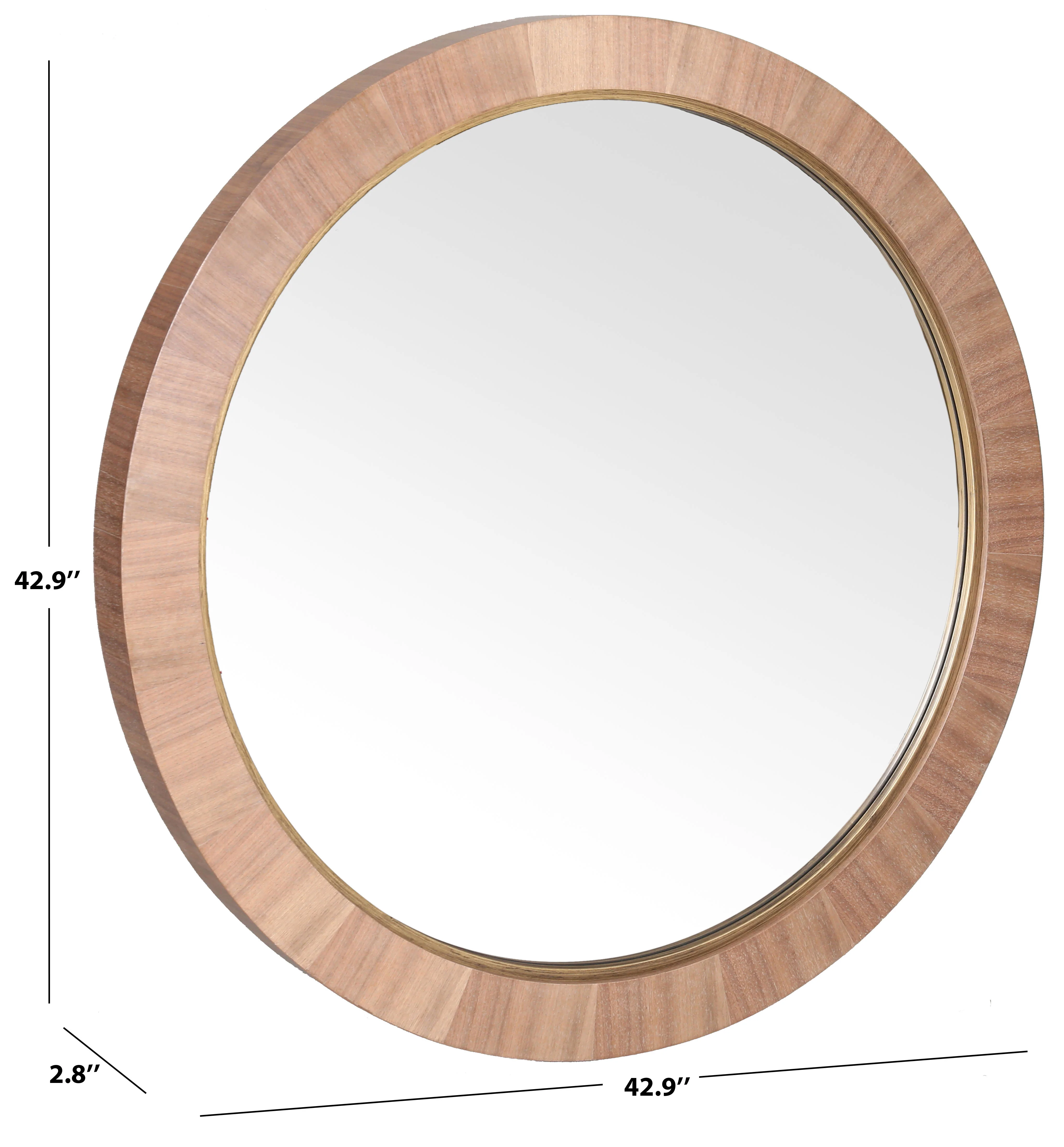Paulson Round Wood Mirror - Image 10