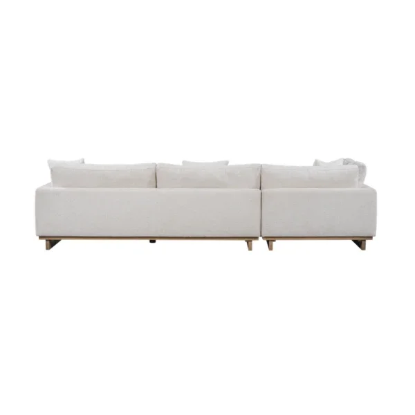 Paxton Upholstered 131" Sectional with Chaise - Image 4