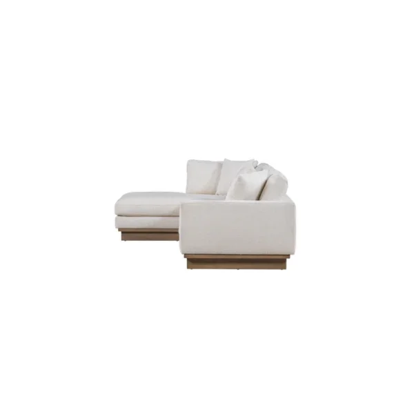 Paxton Upholstered 131" Sectional with Chaise - Image 5