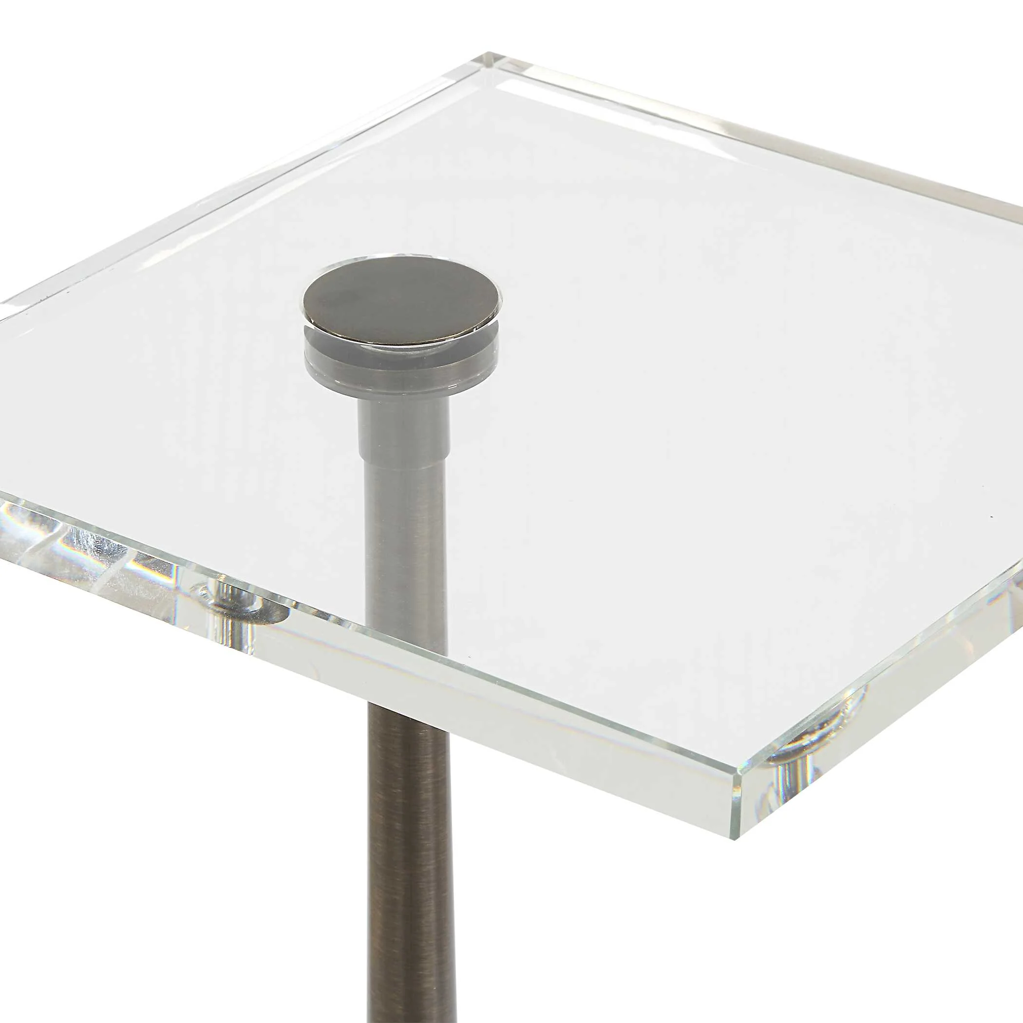 Pelton Marble Glass Drink Table - Image 6