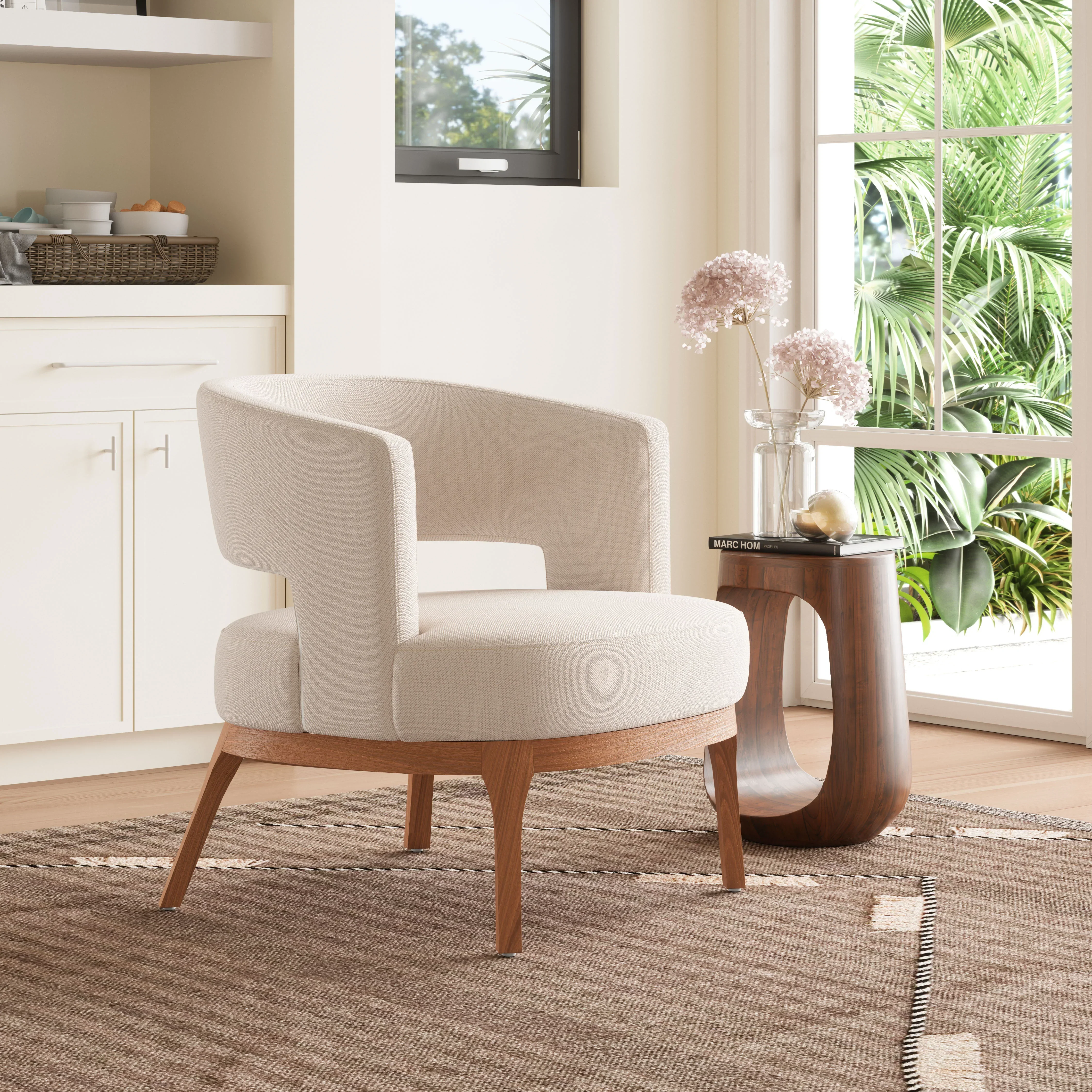 Penryn Accent Chair Beige - Image 2