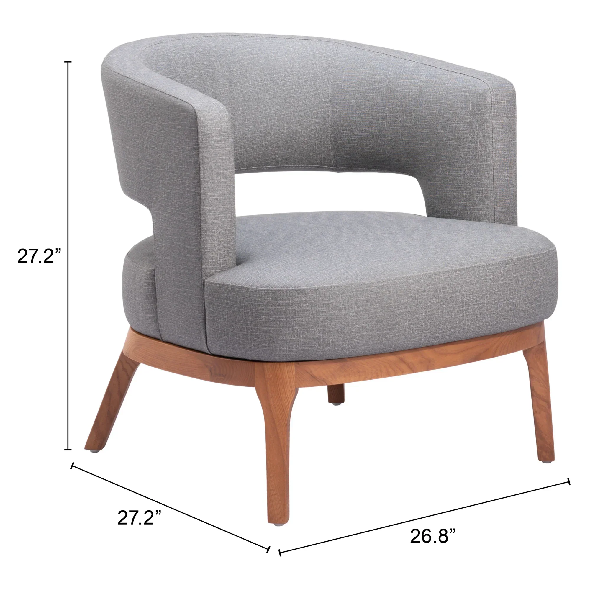 Penryn Accent Chair Slate Gray - Image 7
