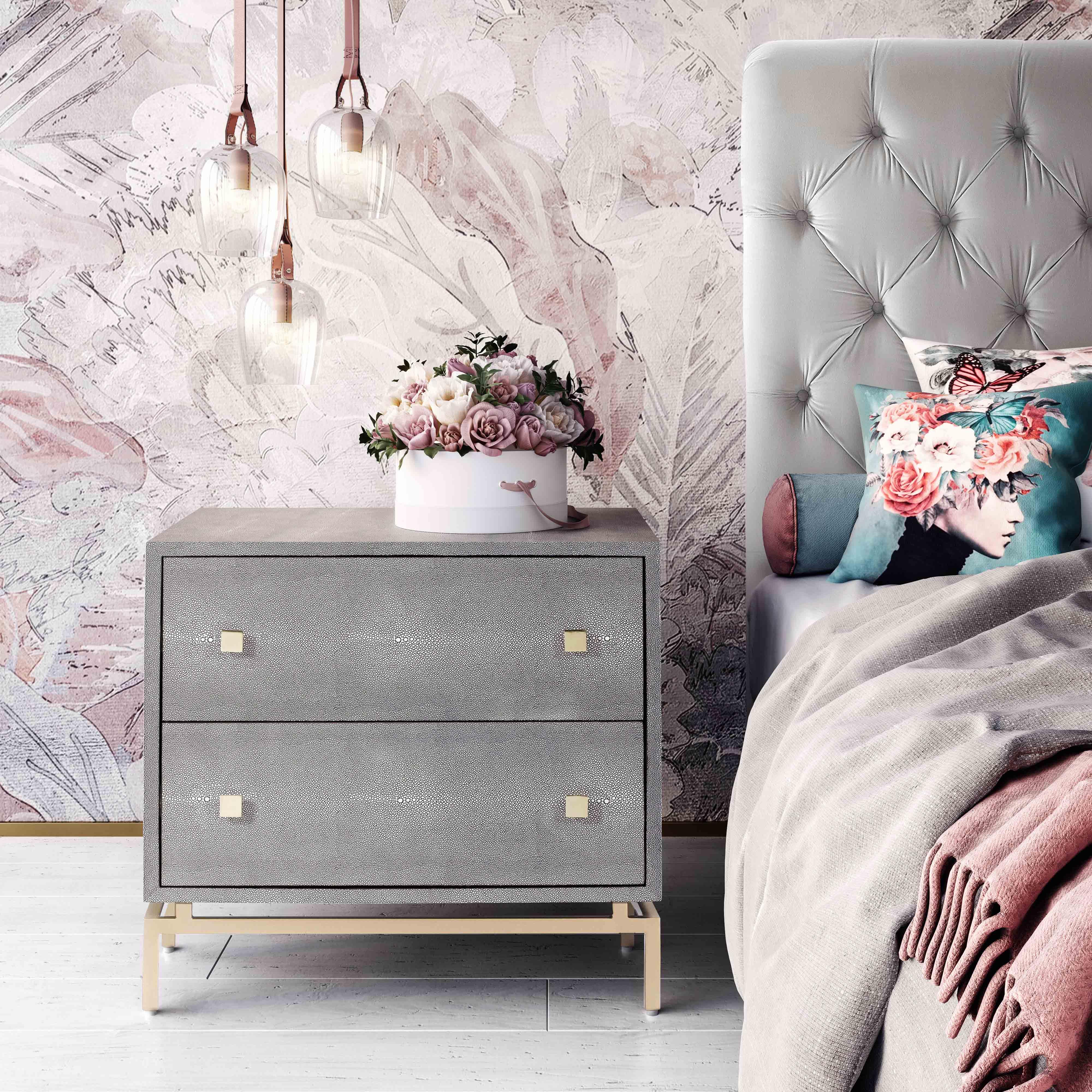 Pesce Shagreen Nightstand - Image 2