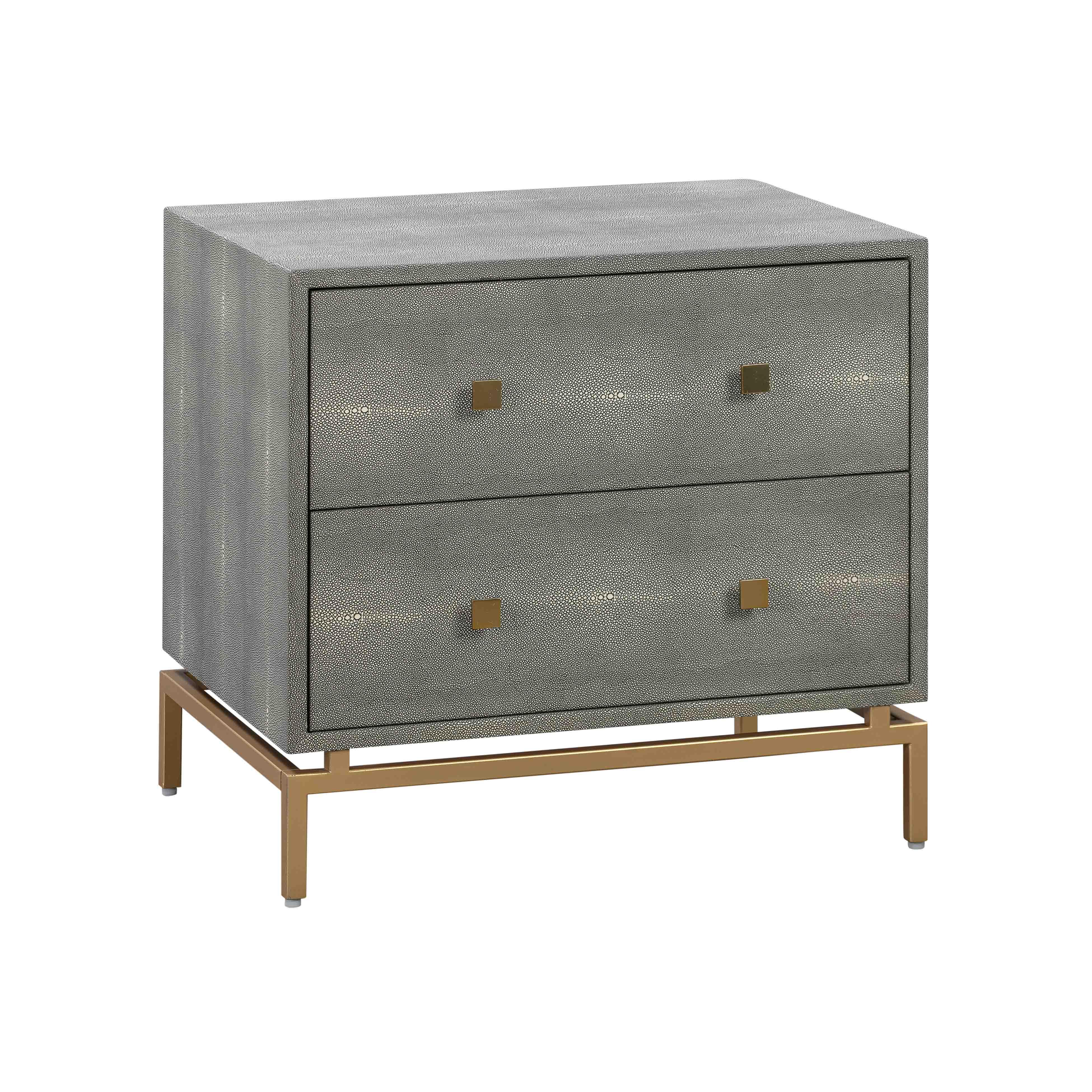 Pesce Shagreen Nightstand - Image 4