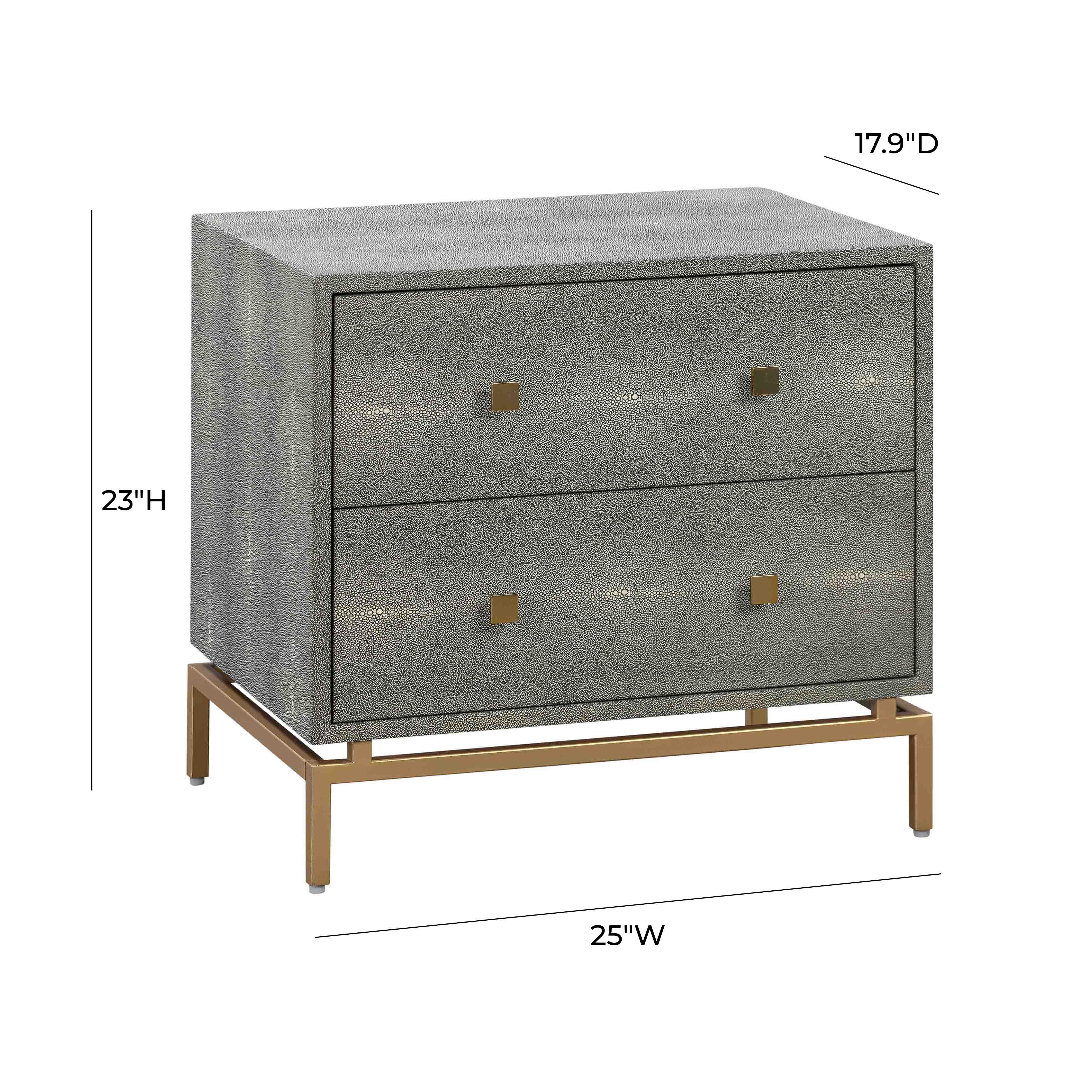 Pesce Shagreen Nightstand - Image 9