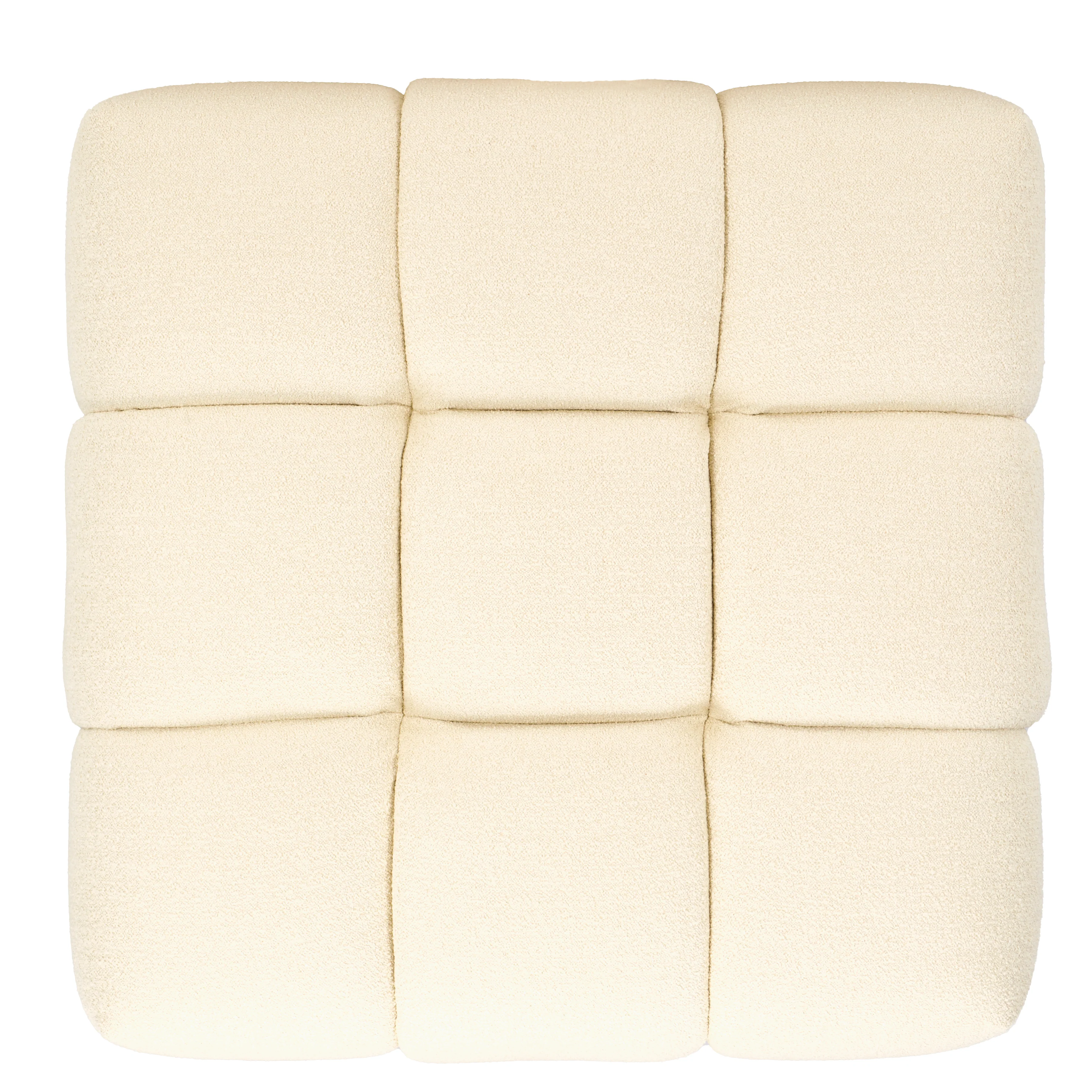 Petryna Boucle Tufted Cocktail Ottoman - Image 21