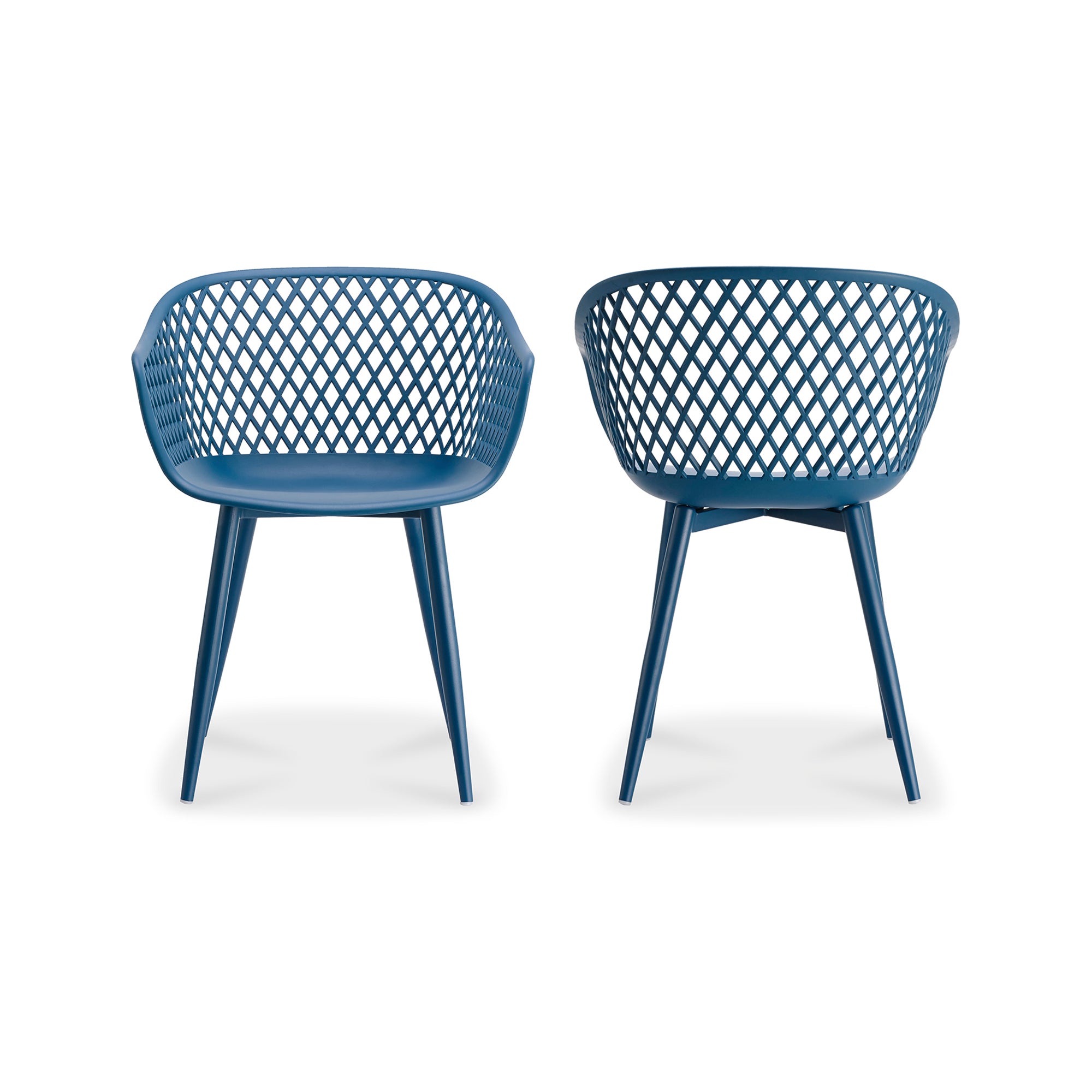 Piazza Outdoor Chair Blue - Set Of Two - Image 3
