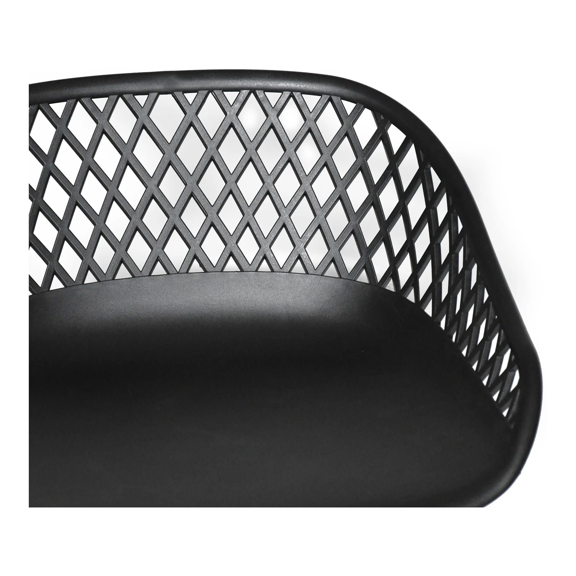 Piazza Outdoor Counter Stool Black - Set Of Two - Image 8