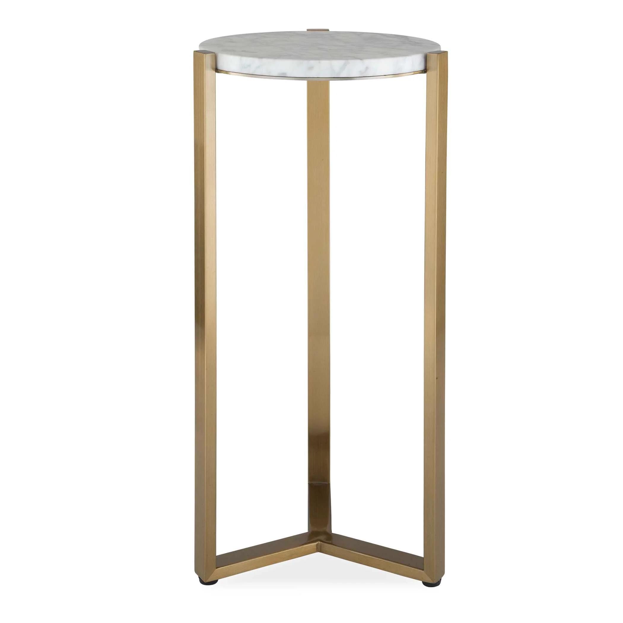Pietra Carrara Marble Drink Table