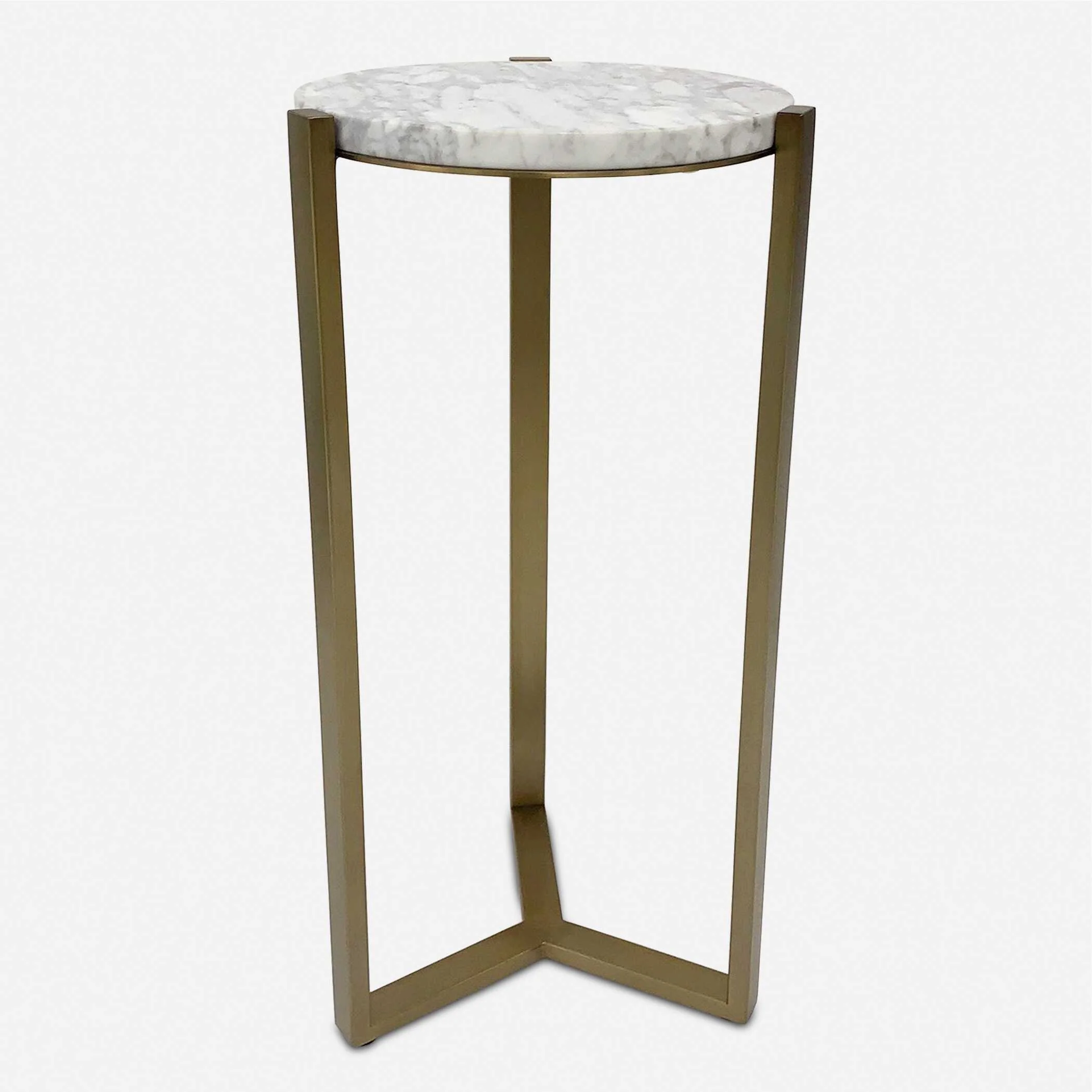 Pietra Carrara Marble Drink Table - Image 2