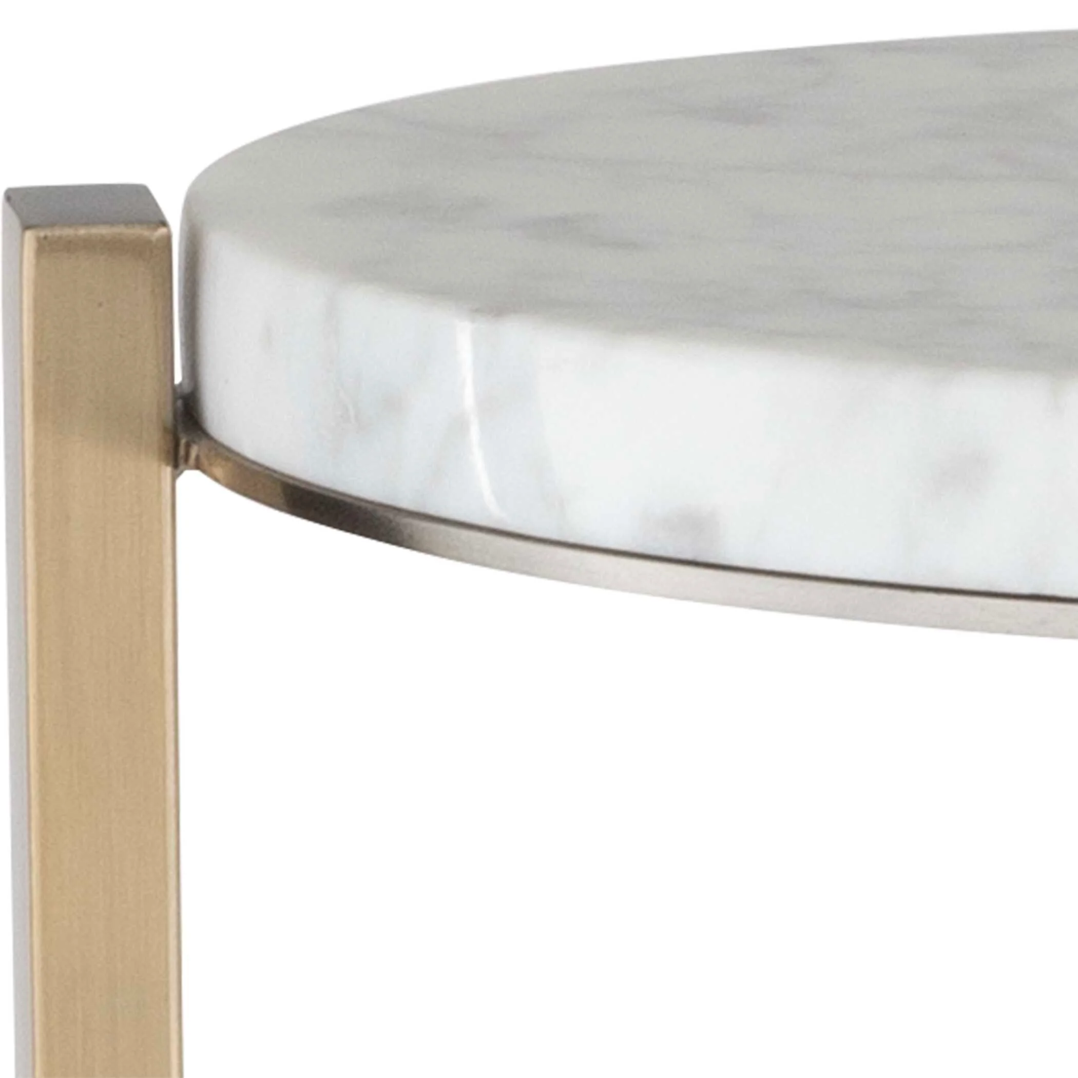 Pietra Carrara Marble Drink Table - Image 5
