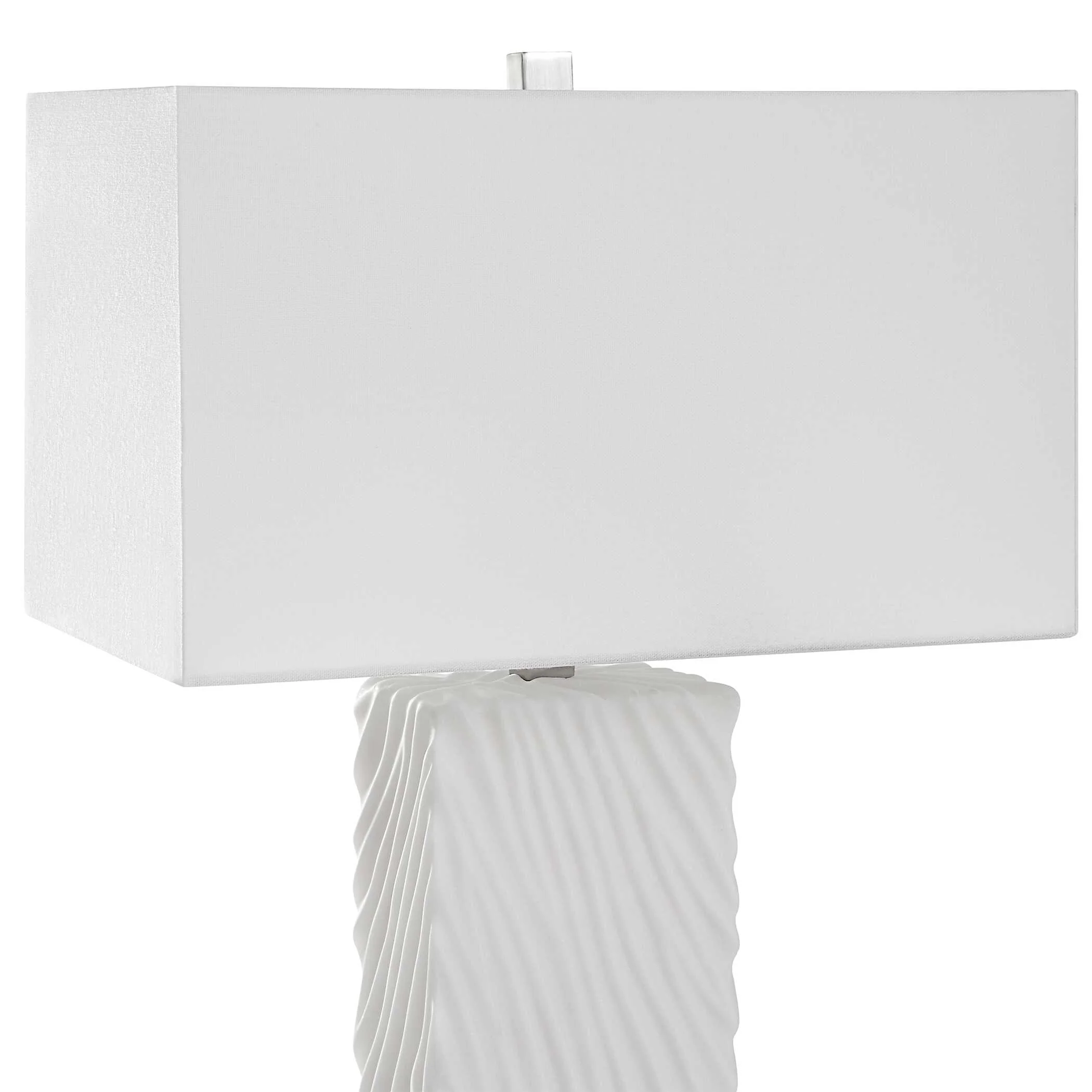 Pillar White Marble Table Lamp - Image 5