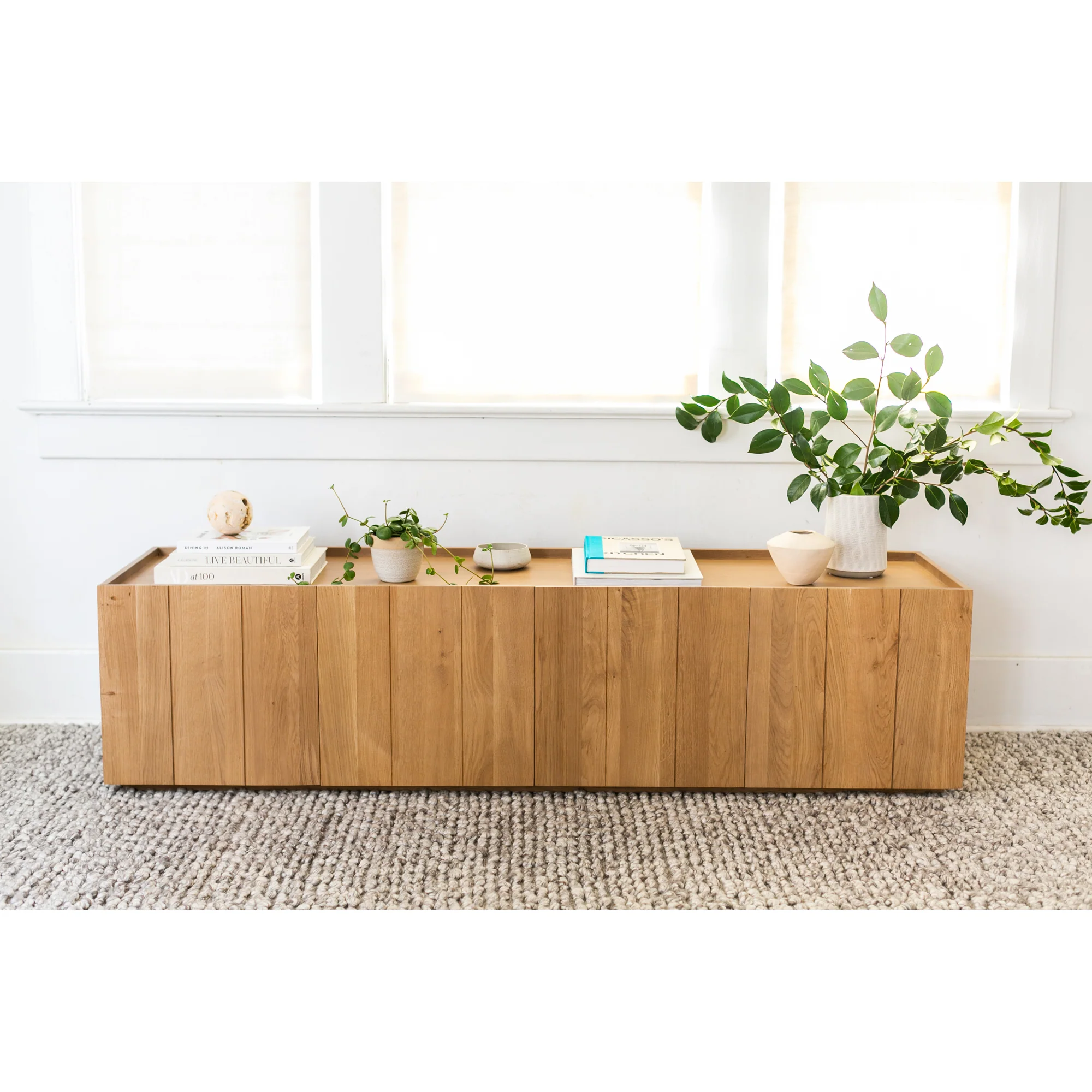 Plank Media Cabinet Natural - Image 2