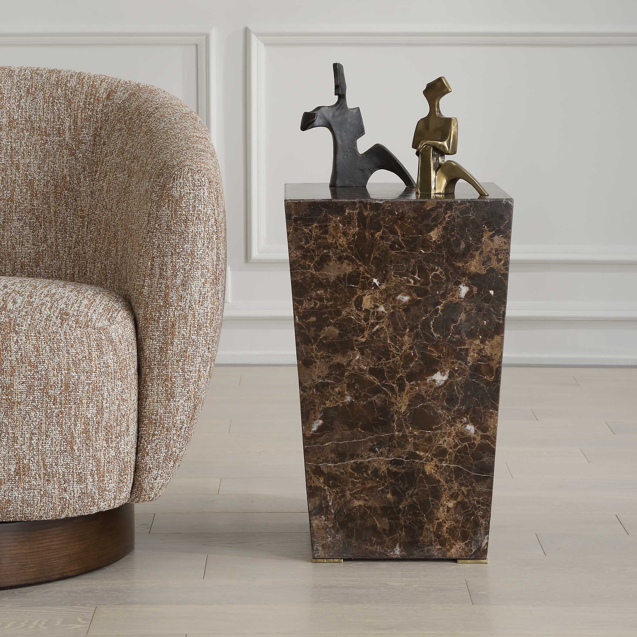Poe Marble Accent Table - Image 3