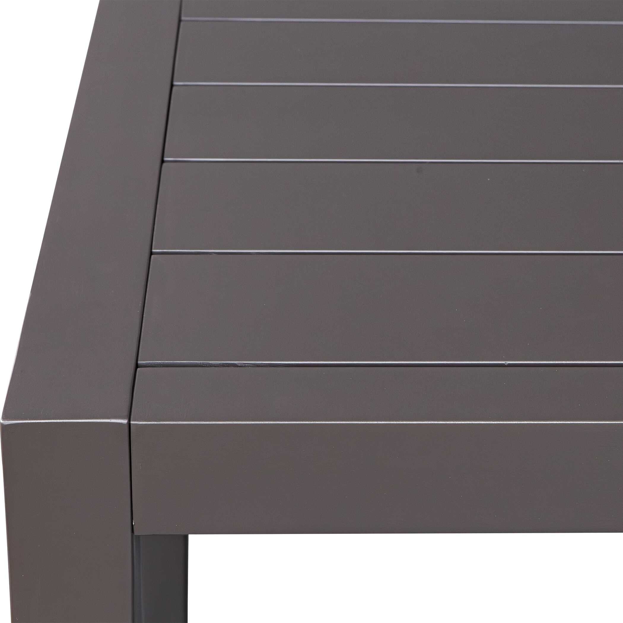 Polanco Outdoor Aluminum Dining Table - Image 8