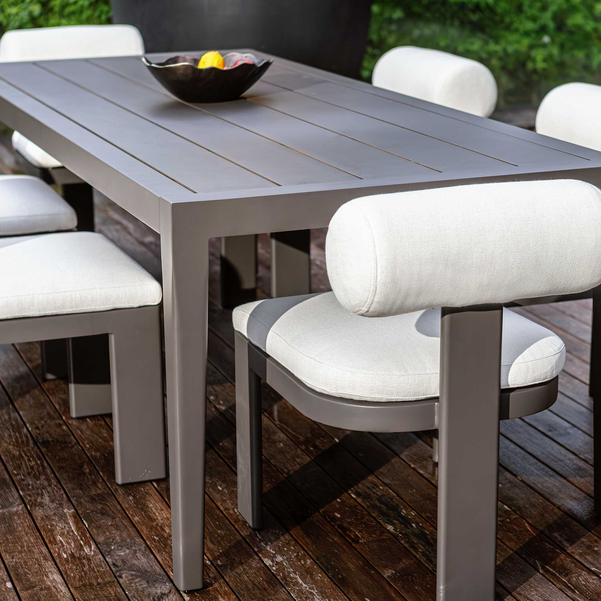 Polanco Outdoor Aluminum Dining Table - Image 9